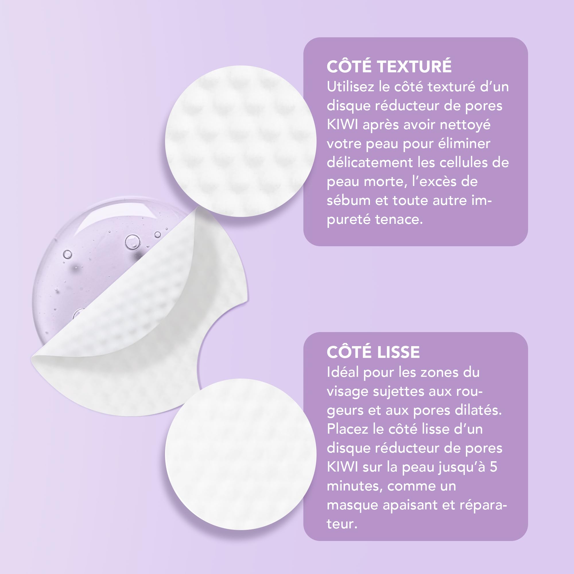 FOREO KIWI derma Microdermoabrasione + Dischetti tonici pori Set | dispositivo microdermoabrasione, rimuovi punti neri, aspiratore pori, dischetti tonici, amamelide, esfoliante viso, diamante