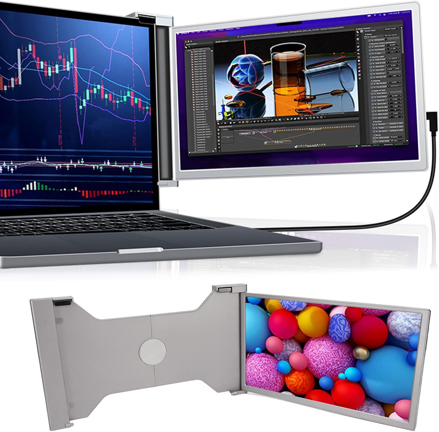 Tangxi Laptop Screen Extender, Portable Monitor for Laptop