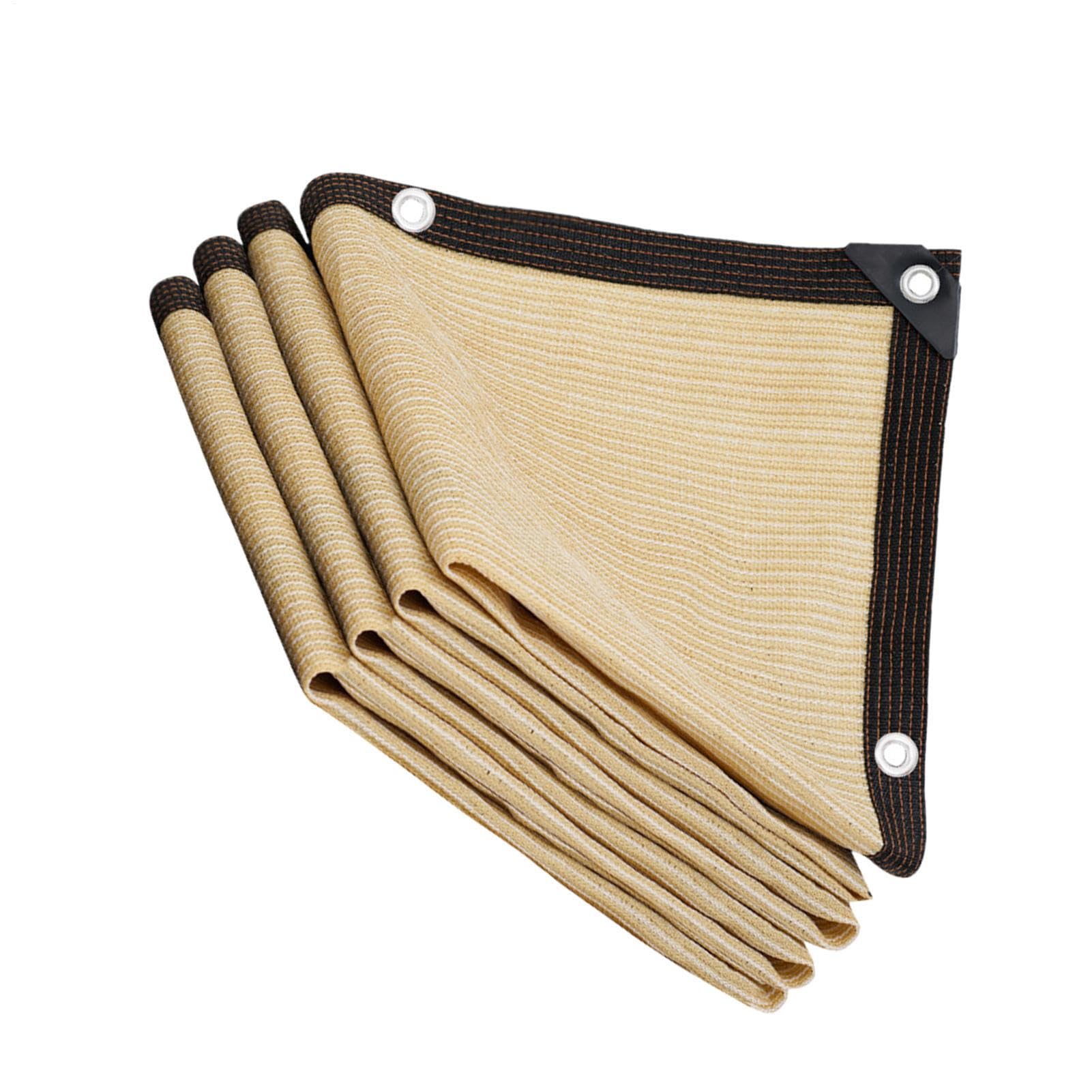Filet de protection épais marron pour bloquer la chaleur du soleil sur le balcon