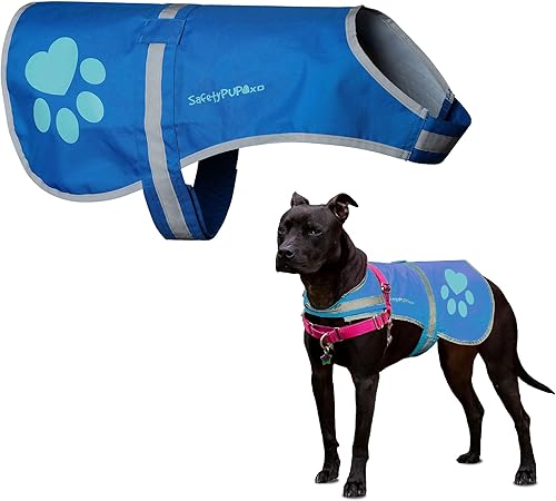 Chaleco reflectante para perro, tamaños para perros de 14 libras a 130 libras – chaleco de seguridad con reflectante para mejor visibilidad., XS,