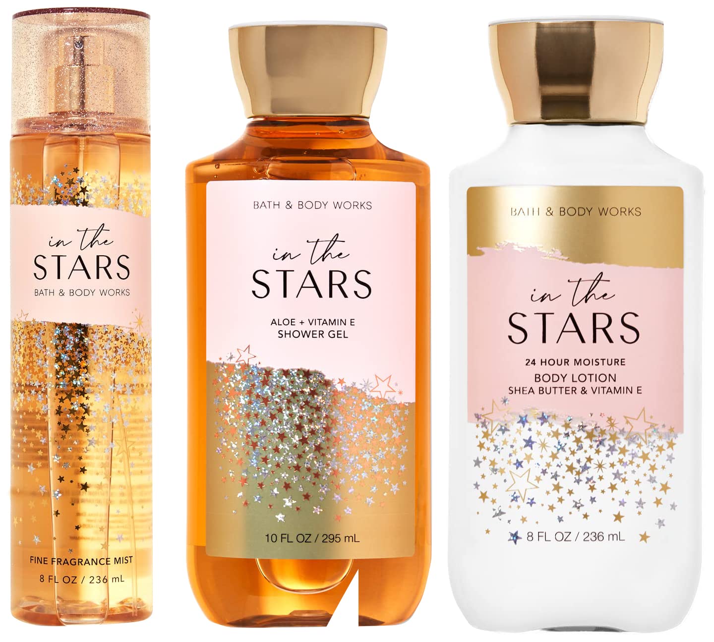 Bath & Body Works Body Care Combo (Set of 3) In the Stars Body Lotion