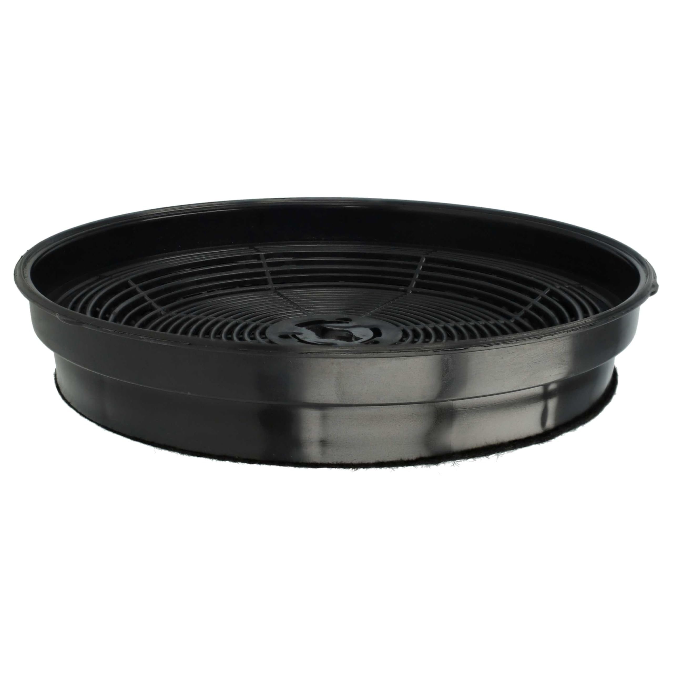vhbw 4 x filtr z węglem aktywnym kompatybilny z Beko BNO 90 I, CCP 6460 X, BNO 62 I, CCP 8480 X, CWB 6435 X, CWB 9438 X okapy kuchenne-19 cm