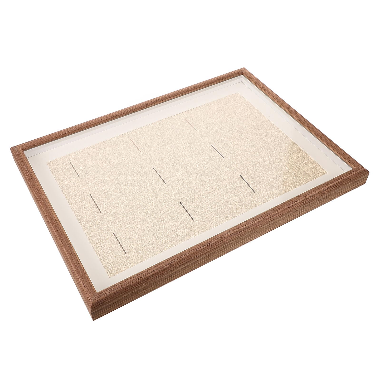 Cornice Porta Medaglie da Parete e Portafoto da Esposizione Imbottitura Protettiva, Design Moderno Nero, Formato A3 Nove Fori per Medaglie da Gara, per Runner e Arredamento Casa