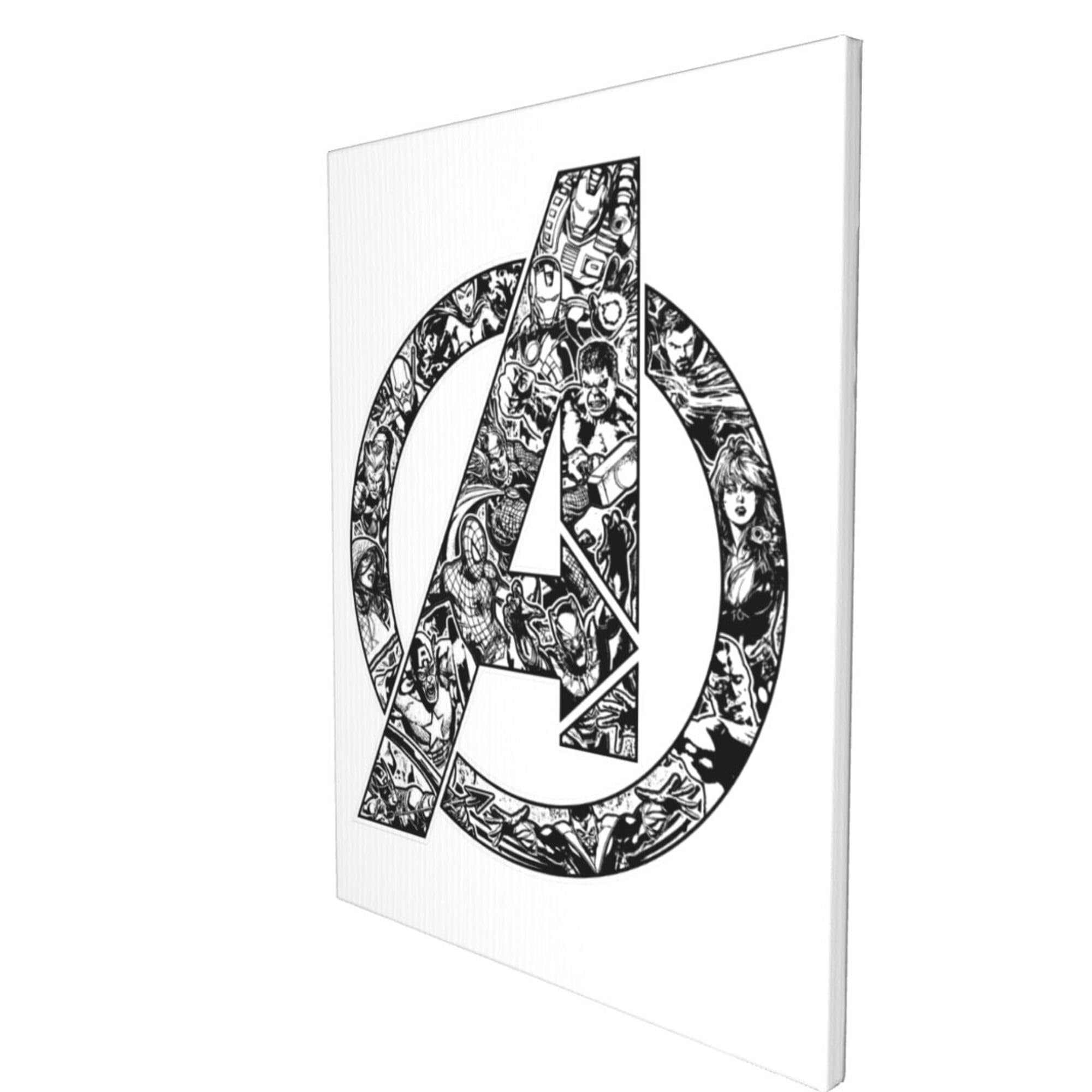 Amazon.co.jp: アートパネル アベンジャーズ アイアンマン キャンバス
