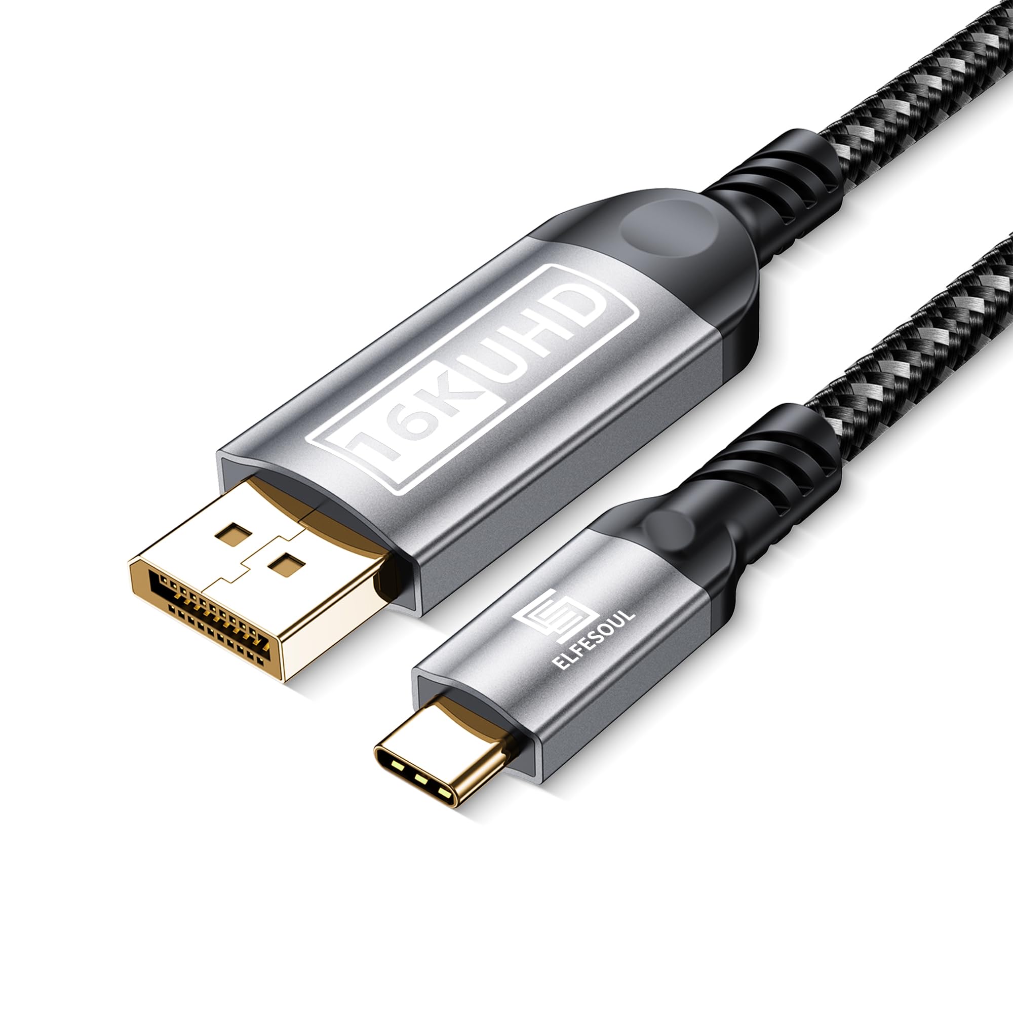 Cable USB-C a DisplayPort 2.1 de 80Gbps y 16K para MacBook Pro e iPhone 17 Pro 8