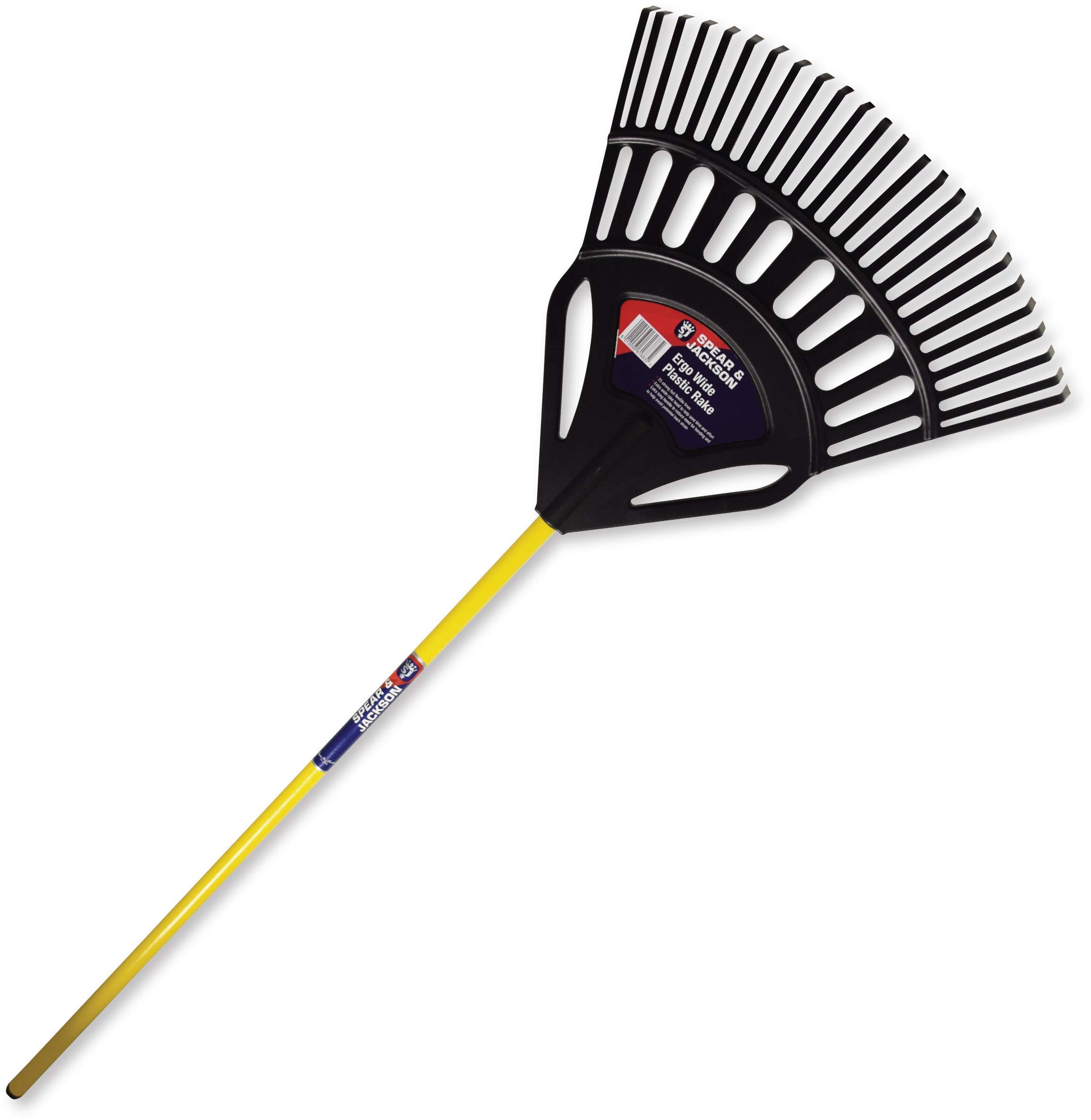 Spear & Jackson 4866PR Rastrillo ancho de plástico ergonómico para hojas