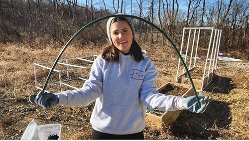 Miniatura 8 de Gardzen Aros de jardín, aros de invernadero para camas elevadas, cubierta de fila, red de jardín, 72 unidades