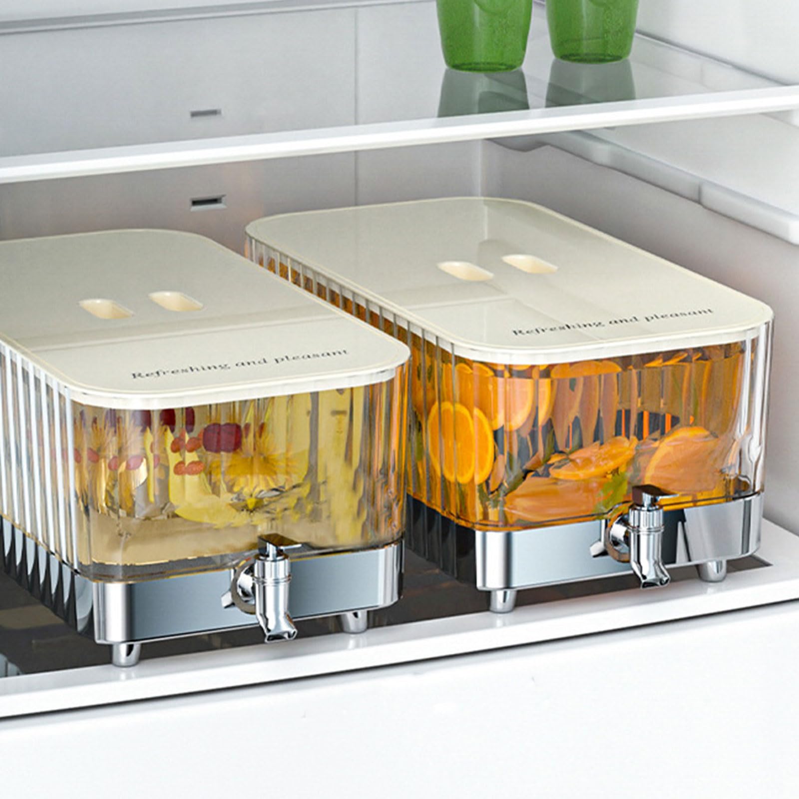 5.3L Distributore Di Acqua Per Cucine O Ufficio Grande Capacità Recipiente di Bevande Fredda Per Cucina Domestica E Evento