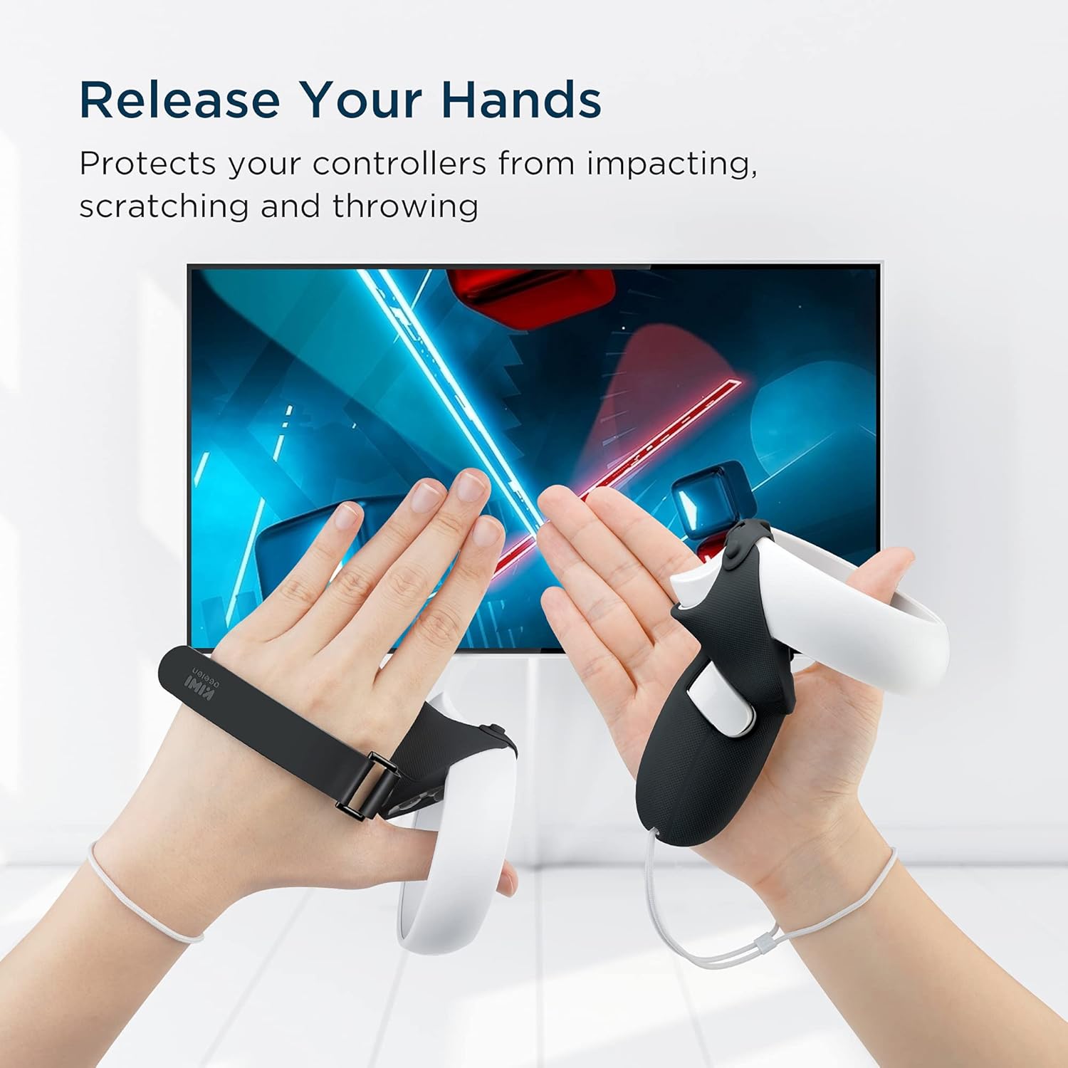 Buy KIWI design Controller Grips Cover Accessories for Oculus Quest 2