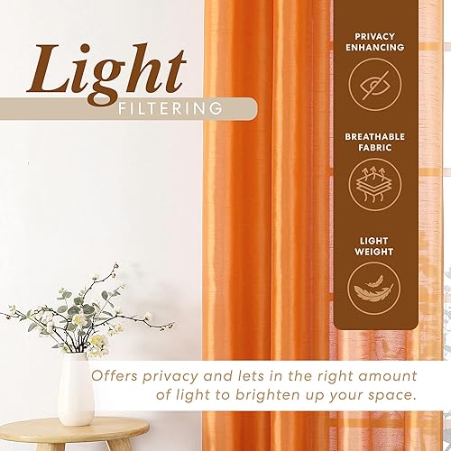 Miniatura 4 de Regal Home Collections Cortinas para ventana con filtro de luz, panel superior con ojales, cortinas para dormitorio, sala de estar, comedor  Juego