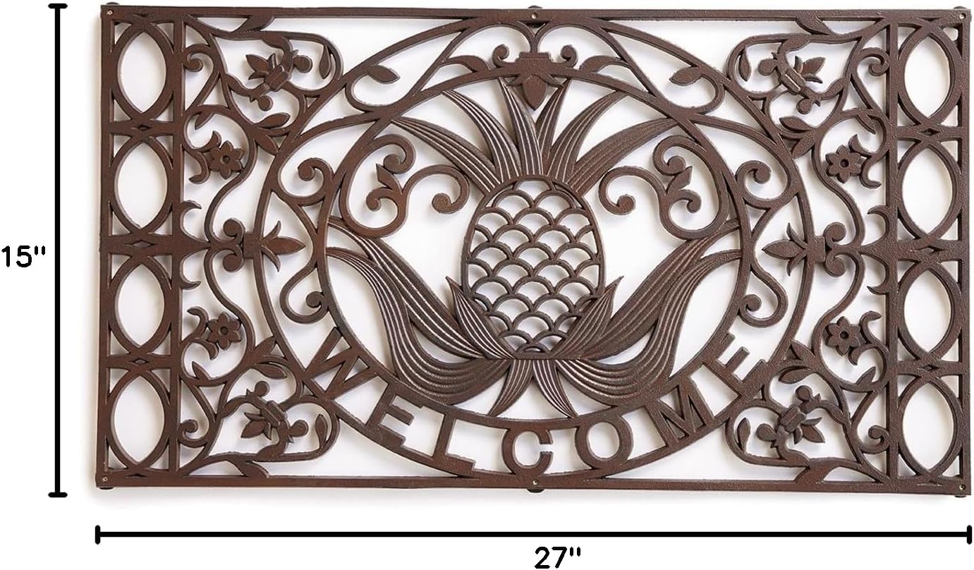 Monticello Cast Iron Pineapple Doormat