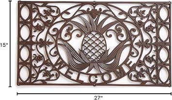 Monticello Cast Iron Pineapple Doormat