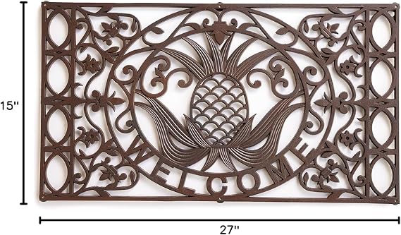 Monticello Cast Iron Pineapple Doormat