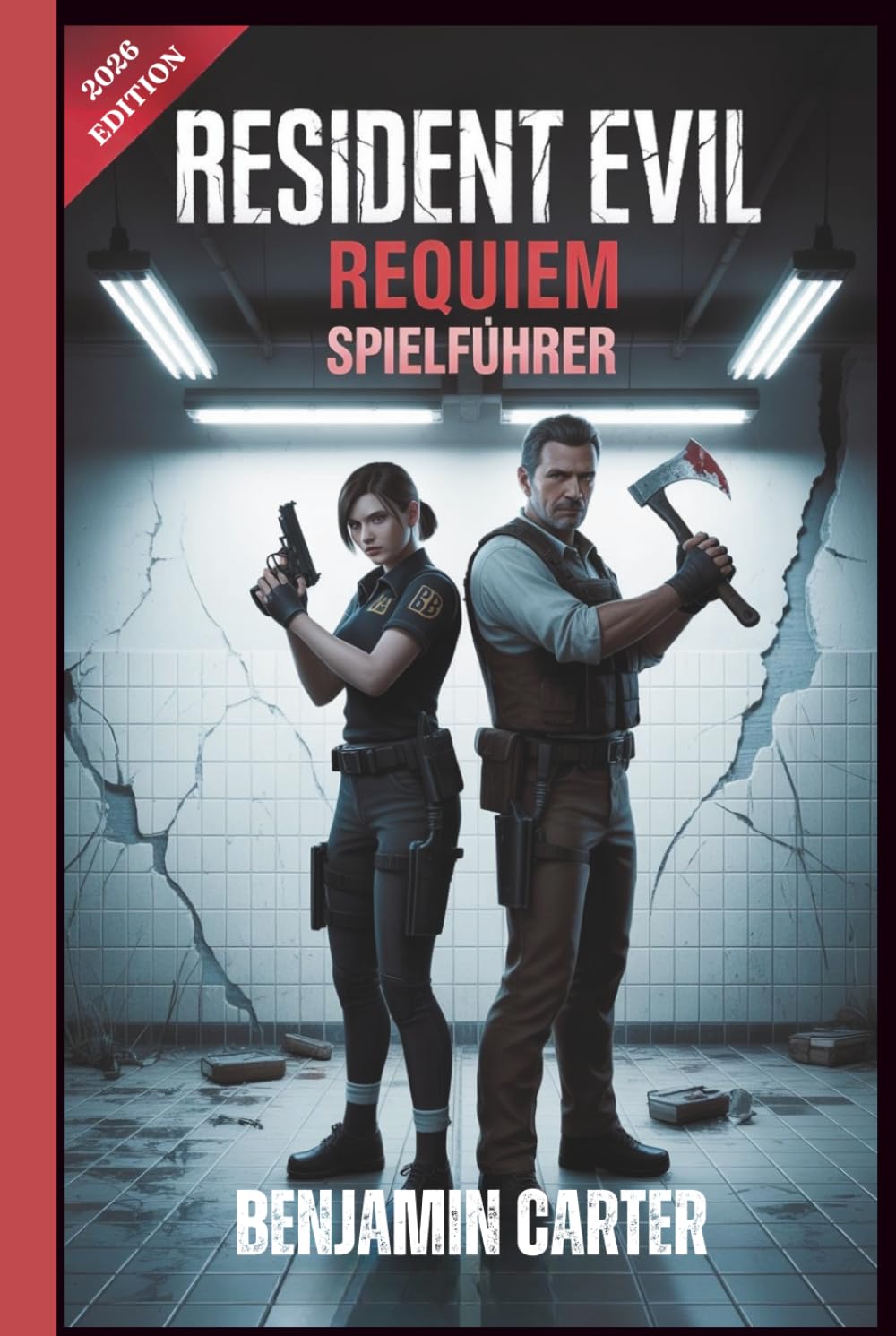 Resident Evil Requiem Spielführer: Komplettlösung, alle 25 Mr.-Raccoon-Fundorte, alle Safe-Codes, Boss-Strategien, Waffen, Zwei-Protagonisten-Abdeckung und New Game Plus — Ausgabe 2026
