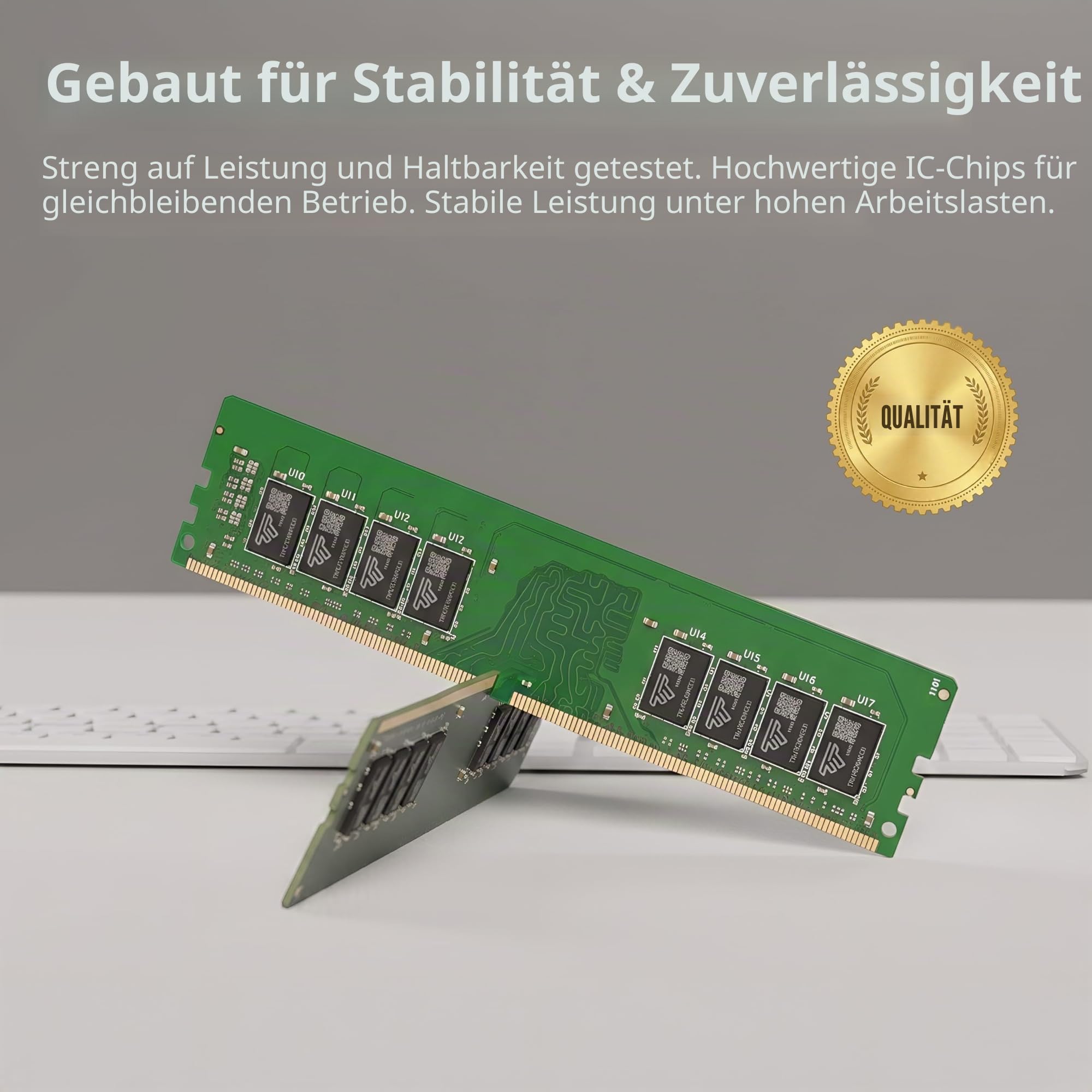 Timetec 8 GB DDR4 2666 MHz (PC4-2666V) PC4-21300 UDIMM Desktop-RAM – Non-ECC Unbuffered, 288 Pin, 1,2 V, CL19 DIMM-Speichermodul