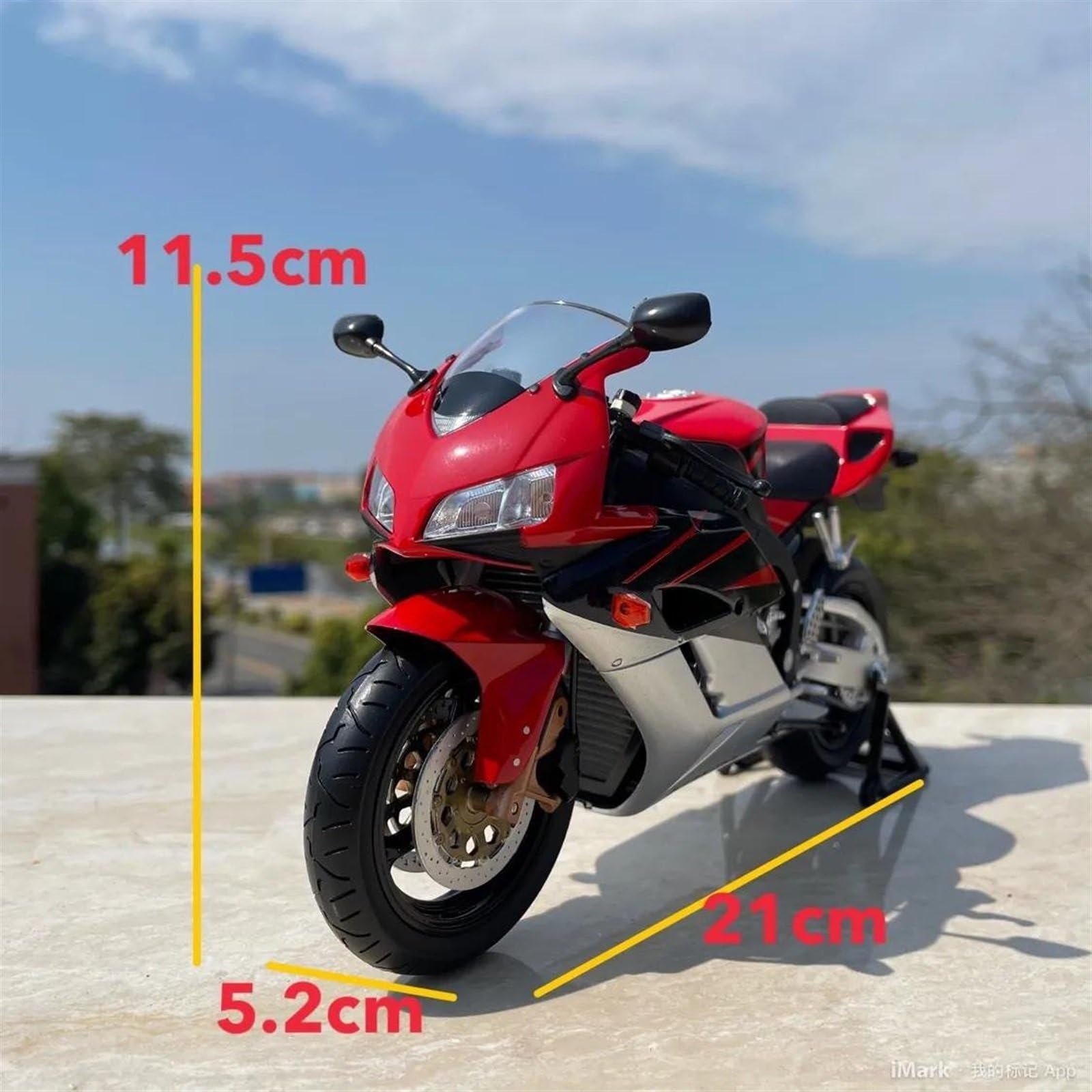 Modell 1:10 Für CBR 1000RR Motorrad Modell Spielzeugauto Sammlung Spielzeug