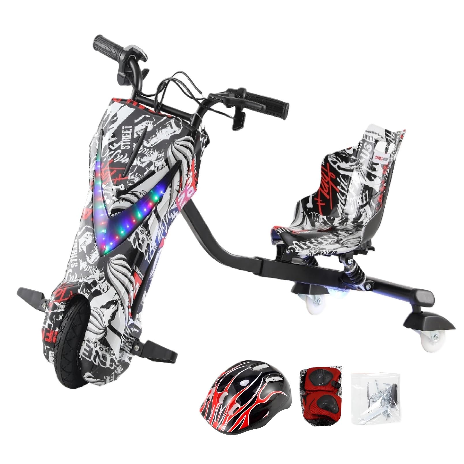 PRORIDE Kids drift scooter - WHITE