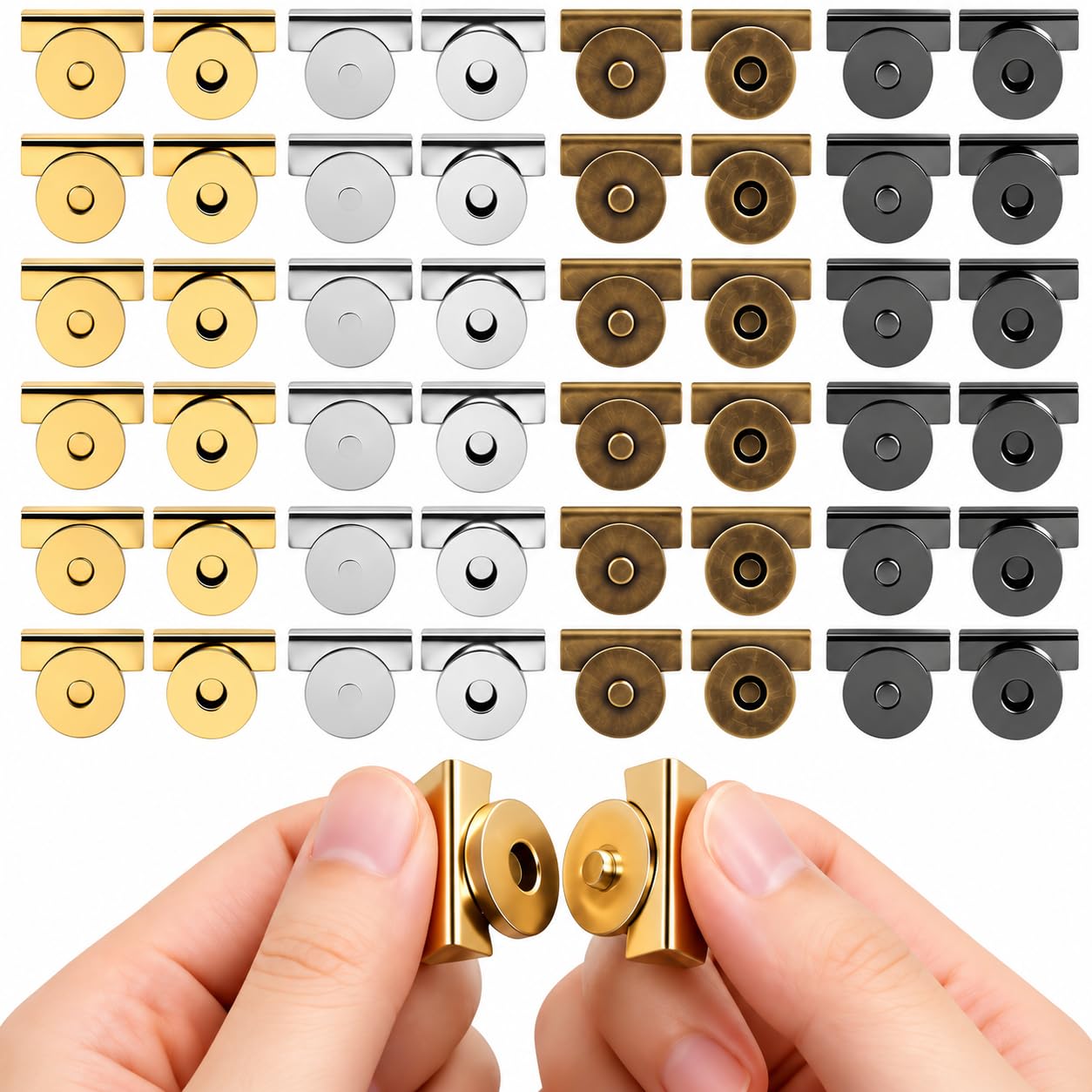 Magnetic Purse Clasps - 24 Pack -1