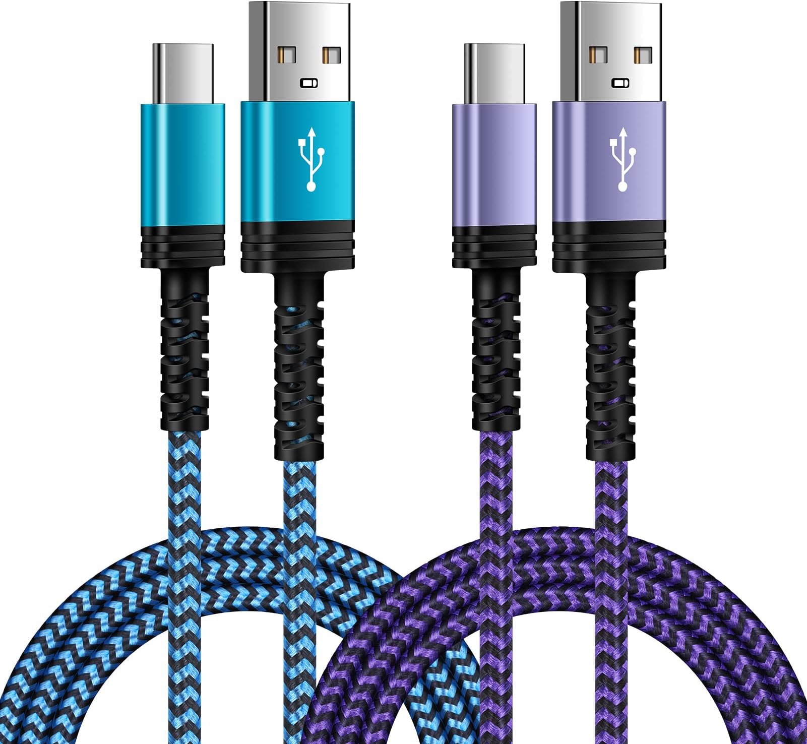 USB Type C Charger Cable,[2-Pack 6FT]Android Charger Cable USB C Fast Charging Cable Cord for Samsung Galaxy Z Fold 4/Z Flip 4/S23/A53/A14/S22Ultra/S21 FE/A13/A03s;Google Pixel 7Pro/7/6a/6 Pro/5a/4XL