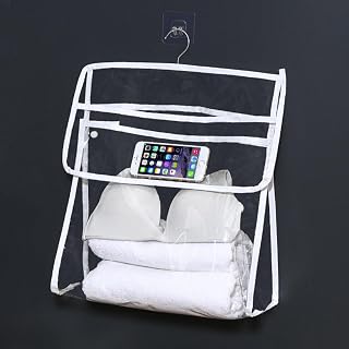JosuE Household Clothing Buggy Bag Bathroom Waterproof Towel Bra Storage Bag Dormitory dust-Proof Wall Hanging Bag
