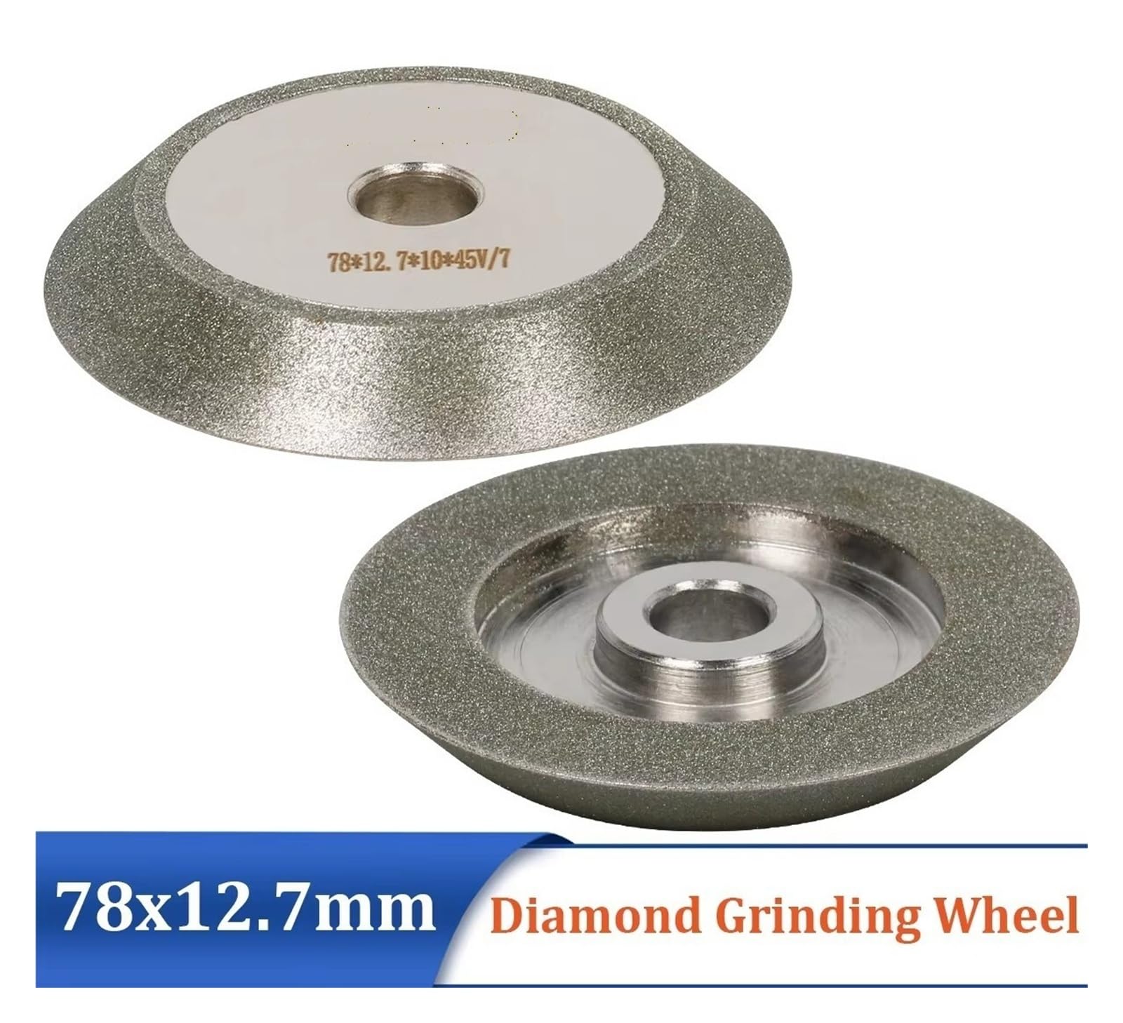 Amoladora de Muela de Diamante de 3 pulgadas y 78mm, disco afilador circular for herramienta de corte de fresado de acero de tungsteno y Metal de carburo