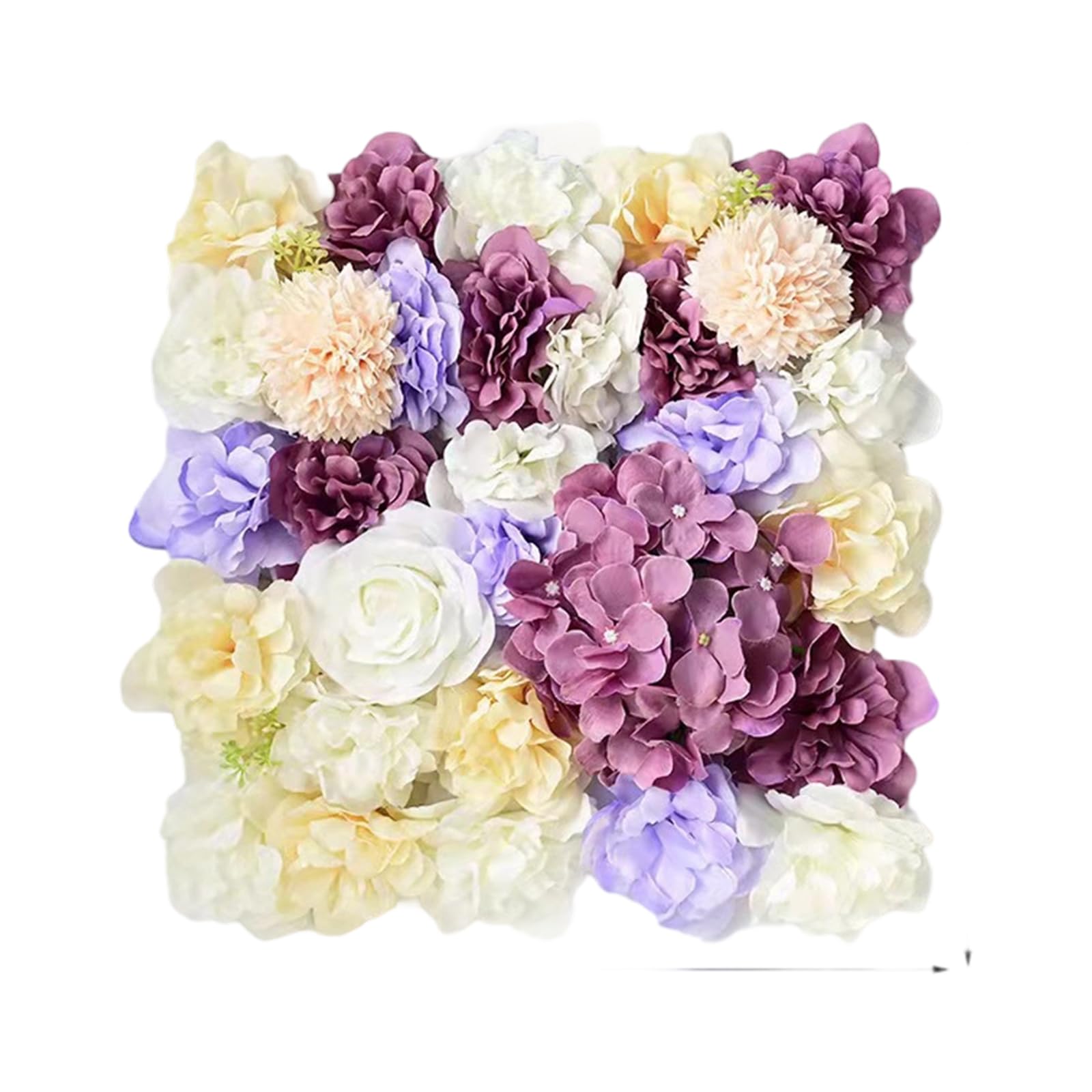 Nucelit Artificial Floral Backdrop Wall Panel Silk Roses Flower for Photography Studio and Ceremony Decoration Flower Wall Panel