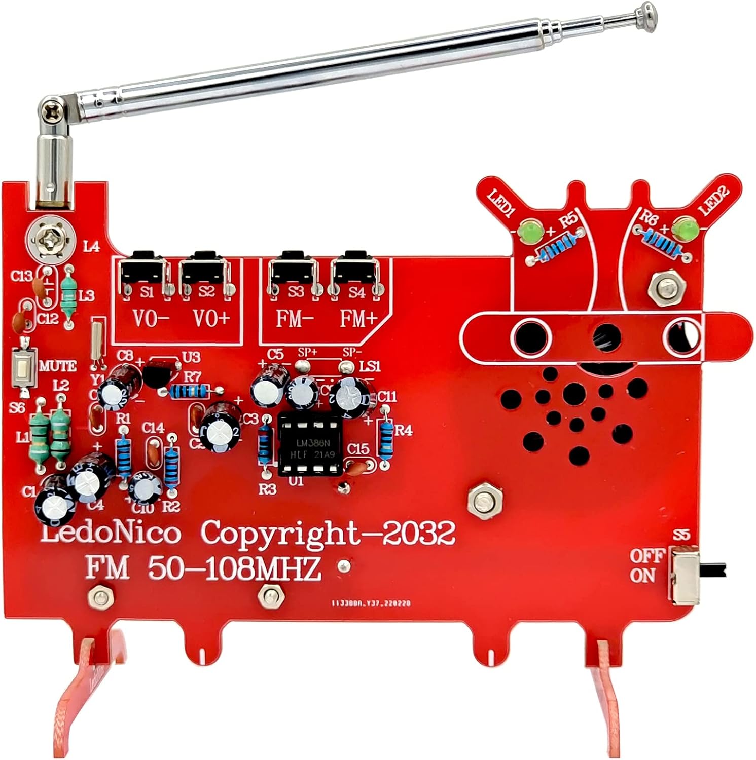 YBYledonico FM Radio Kit (87-108MHz)