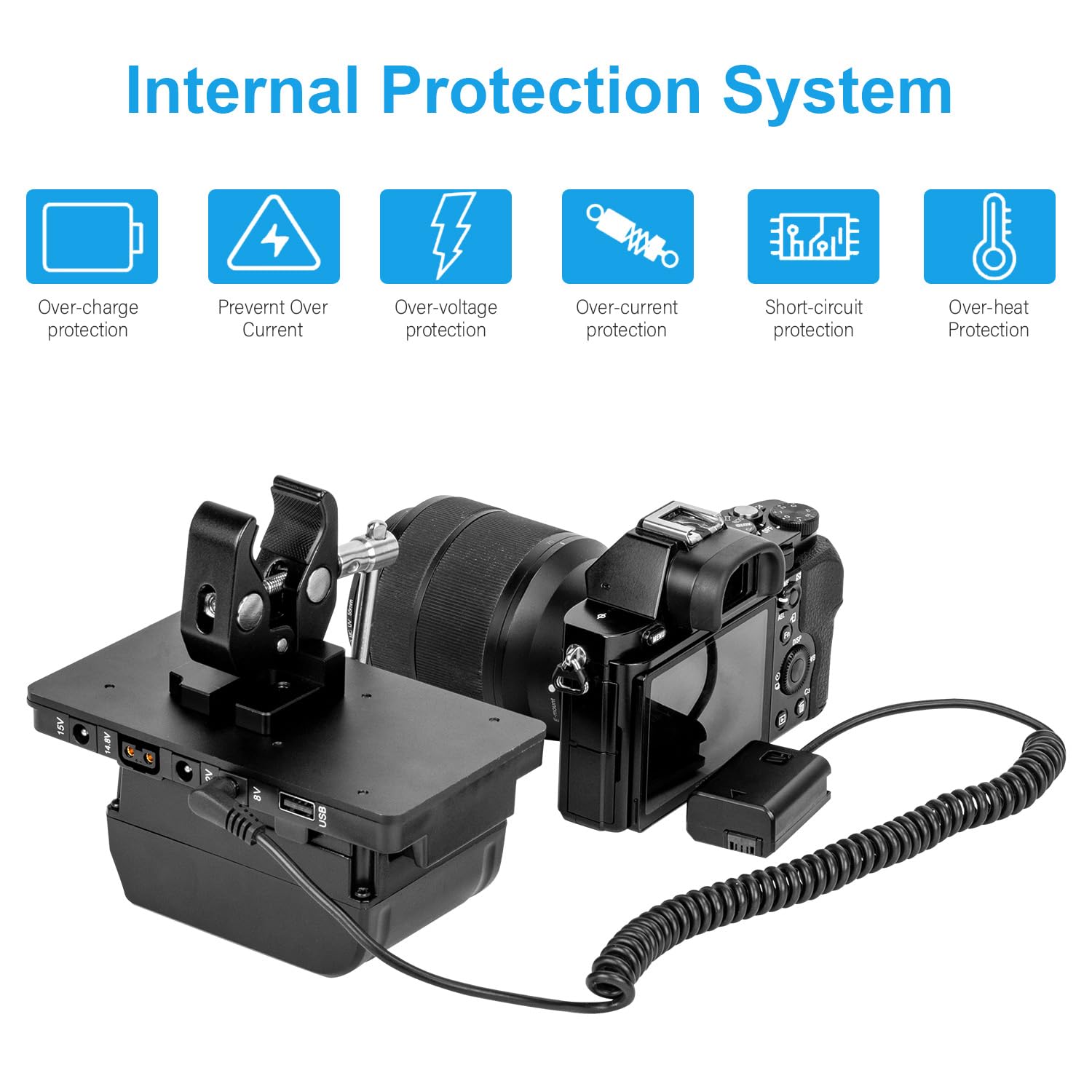 Amazon | Fomito V-Lock Vマウントバッテリーアダプタープレート