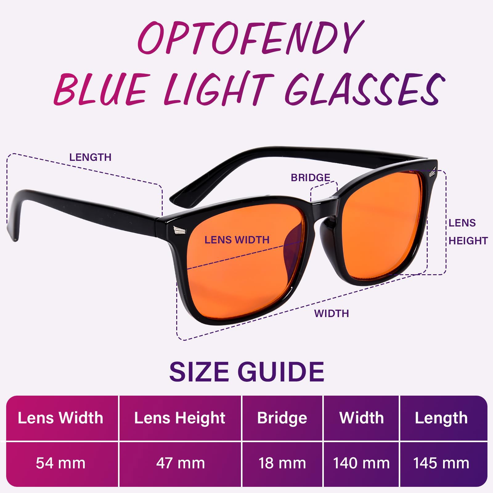 Okulary z filtrem niebieskiego światła, okulary chroniące przed niebieskim światłem, okulary z filtrem niebieskiego światła dla mężczyzn i kobiet, okulary Blue Light – zmęczenie oczu i