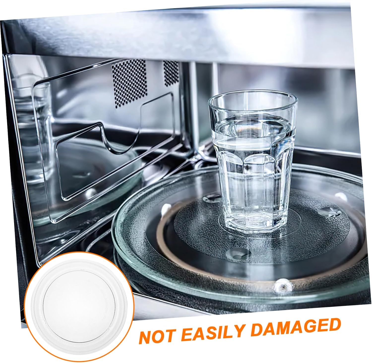 VALICLUD Replacement Microwave Glass Turntable Tray Microwave Plate for Easy Installation and Cleaning Kitchen Accessory