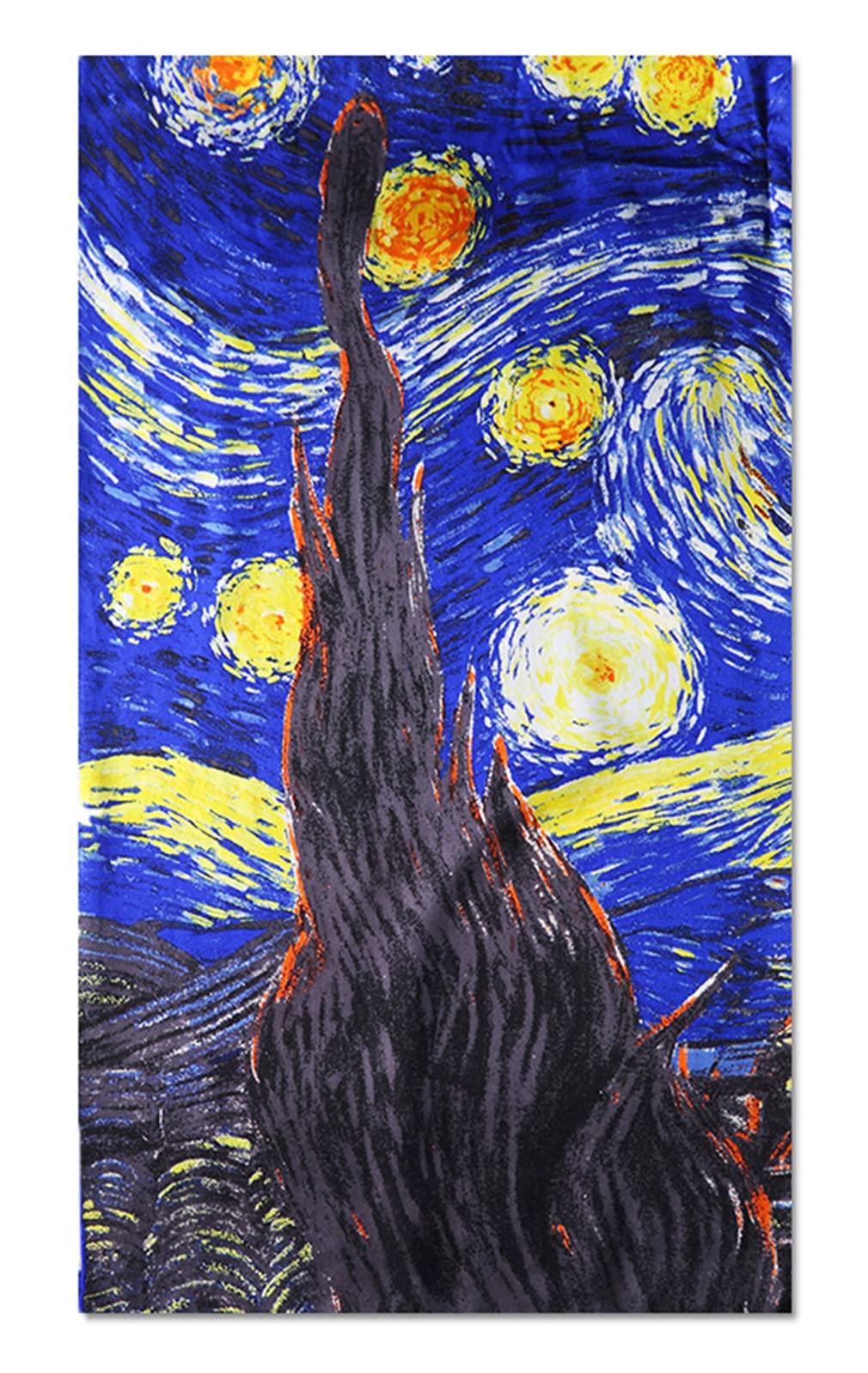 Grace Scarves 100% Silk Scarf, Large, Artists Collection (van Gogh & Monet)