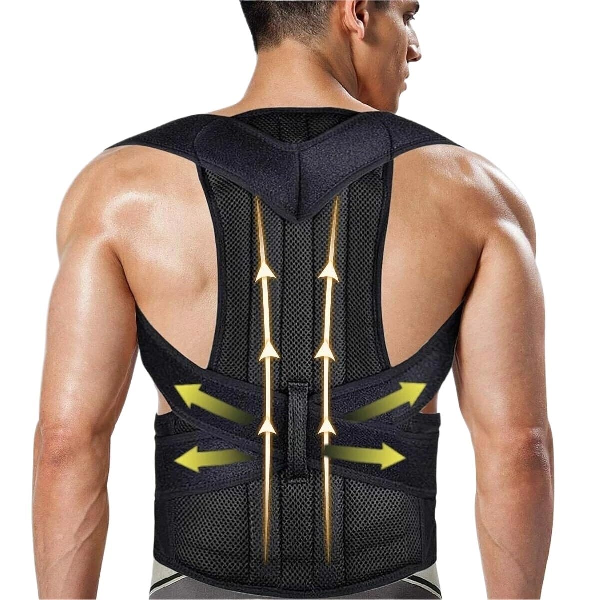 Corset Lombaire Scoliose et Correcteur de Posture Réglable XS-5XL