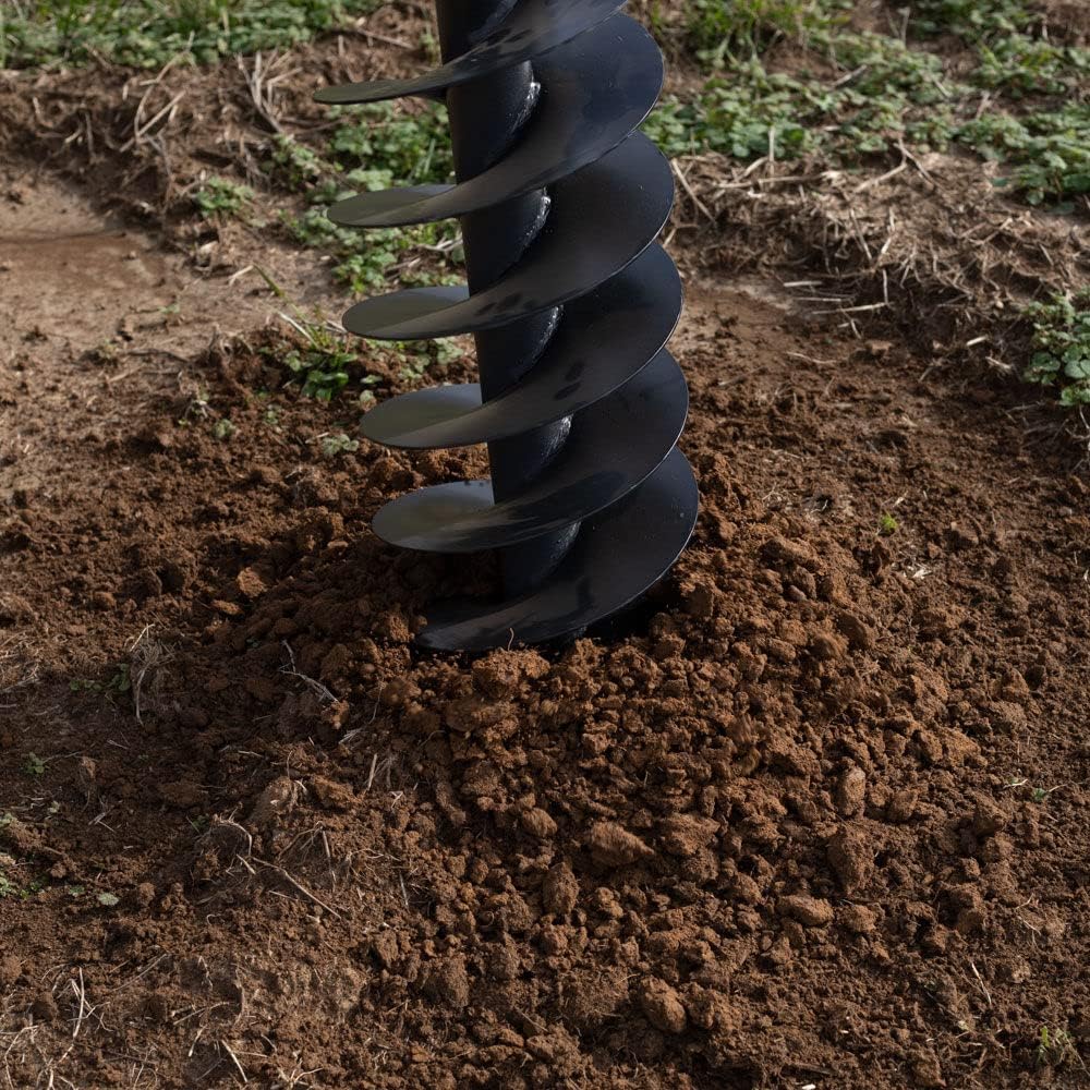 Titan Attachments 60 HP 3 Point Post Hole Digger with 12in Auger Attachment, PTO Powdered Digger, Compact Tractor Attachment for Fence Posts, Deck and Building Frames, Plant Trees and Shrubs : Patio, Lawn & Garden