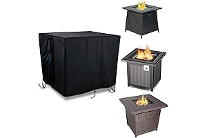 Waterproof Fire Pit Cover Square 28-inch, for Outdoor Patio Fire Pit