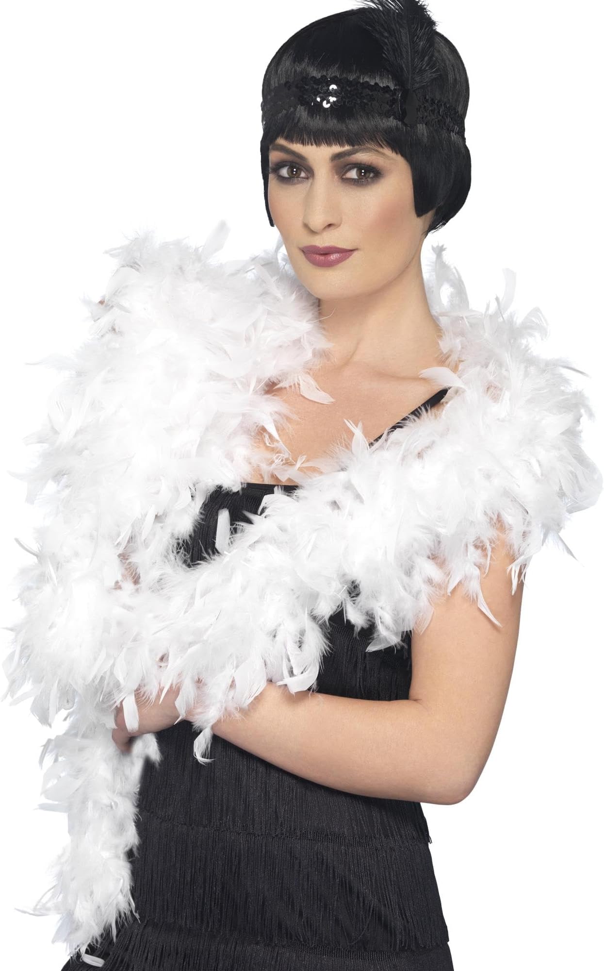 Fever Women's Deluxe Boa Feather 180Cm 80G On Display Card