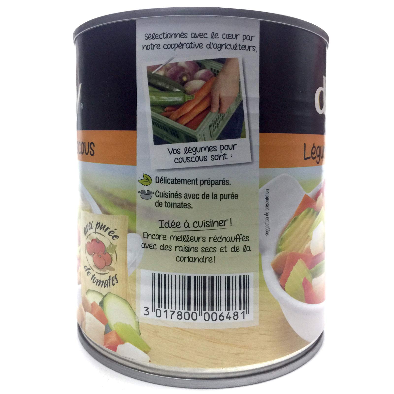 D'Aucy - Verduras De Cuscús 3X800G - Légumes Couscous 3X800G - Precio Por Unidad - Entrega Rápida