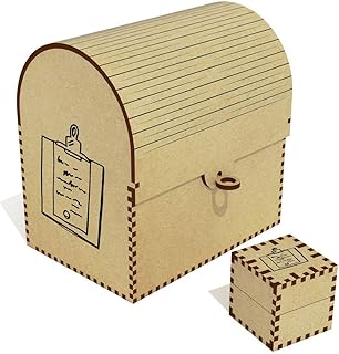 Azeeda 'Zwischenablage' Groß Schatztruhe / Schmuckschatulle (TC00031723)