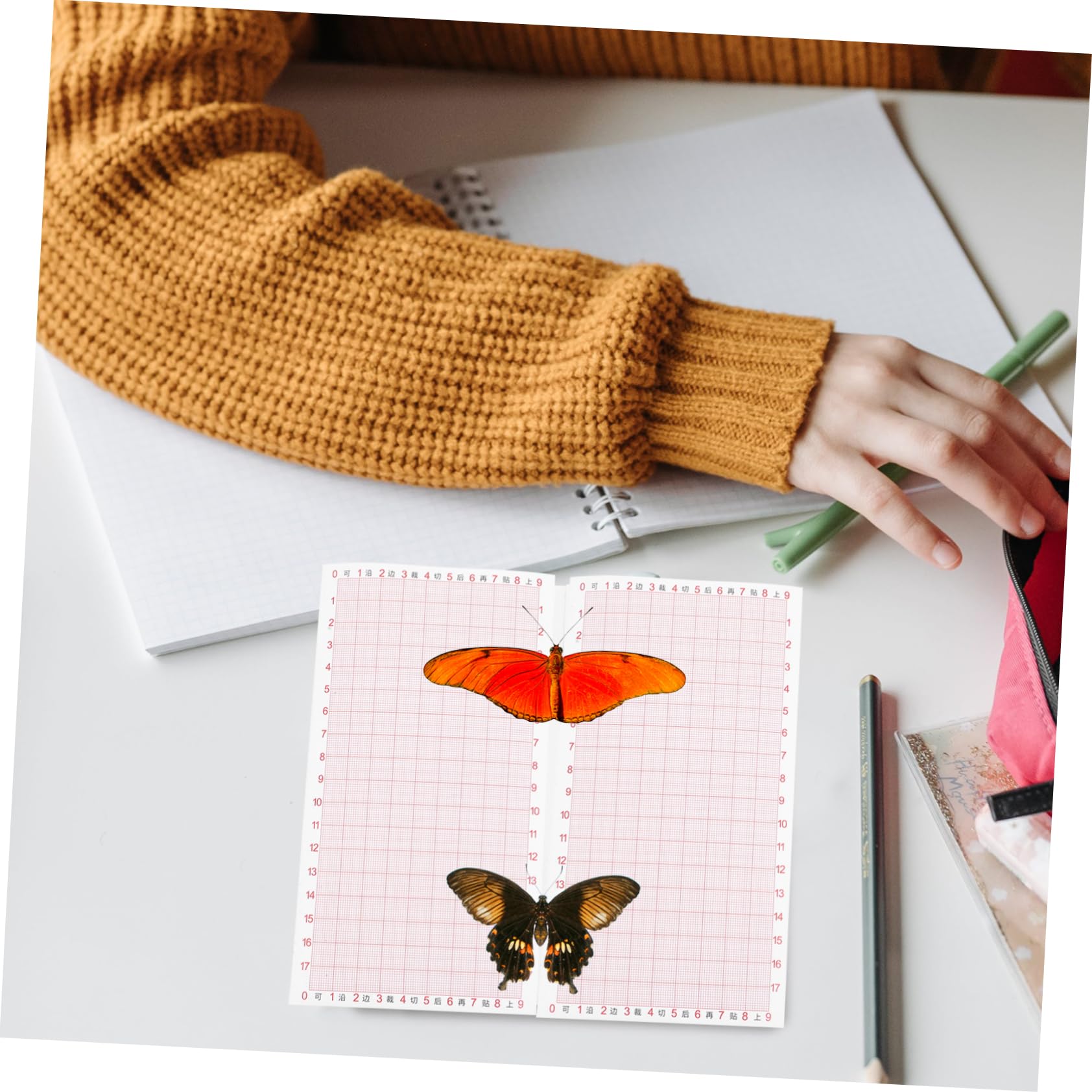 HANABASS Butterfly Wing Display Board Adjustable Spacing Insect Pinning Tool for Specimen Making and Teaching Mobile Design for and Butterflies