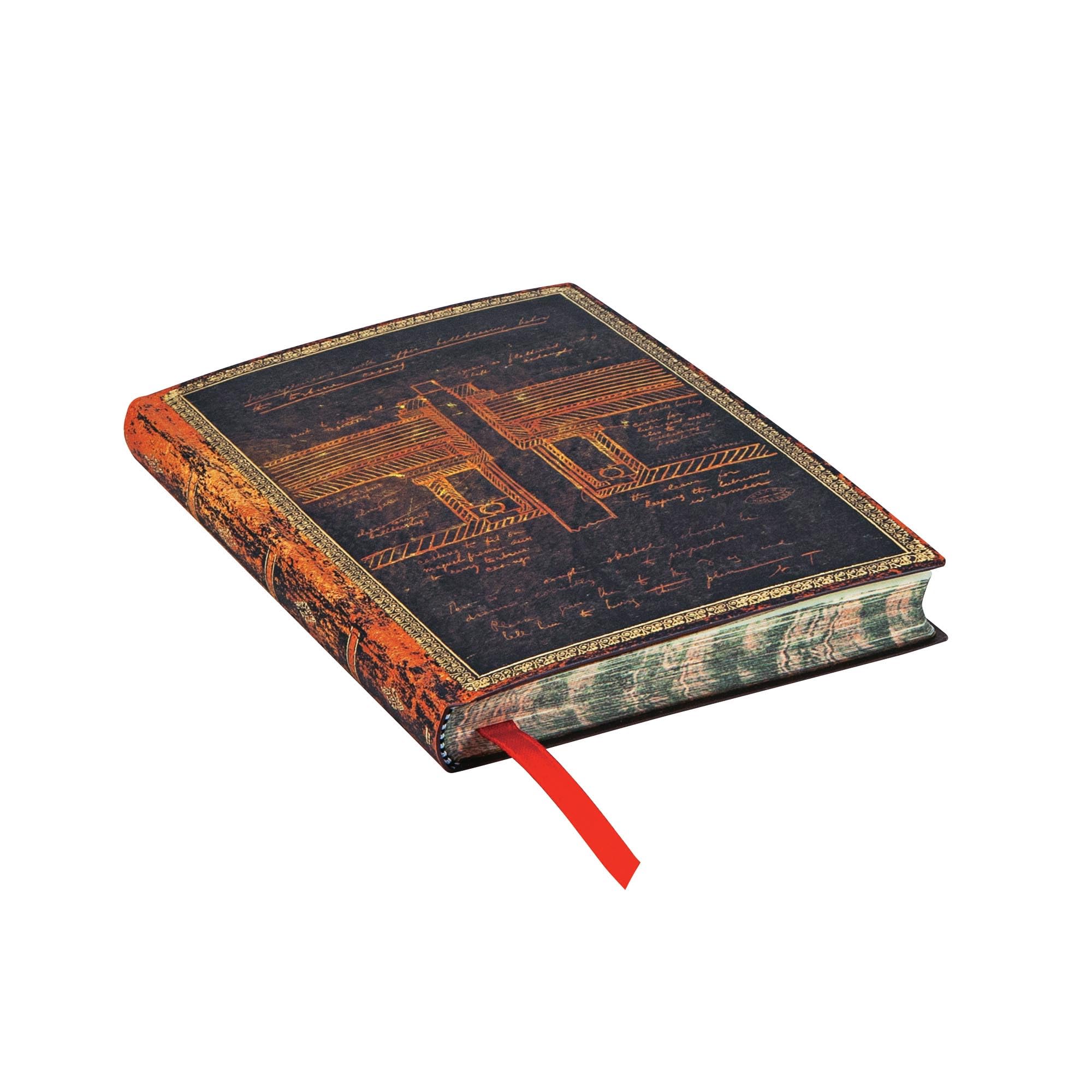 Paperblanks Tesla Sketch Of A Turbine, Ultra 7 X 9 Inch - View #6