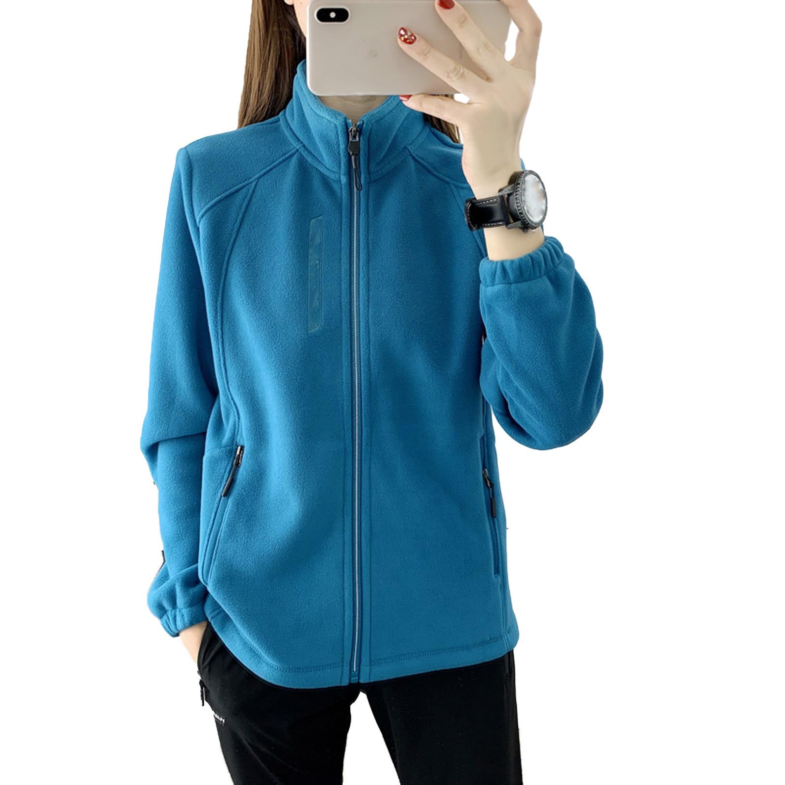 2026 Chaqueta de Invierno Abrigo de Piel Abrigo de Piel Mujer Chaqueta Larga de Forro Polar para Mujer Plus Chaqueta Deportiva para Correr Engrosada Parte Superior Para Personas Medianas Y Mayores