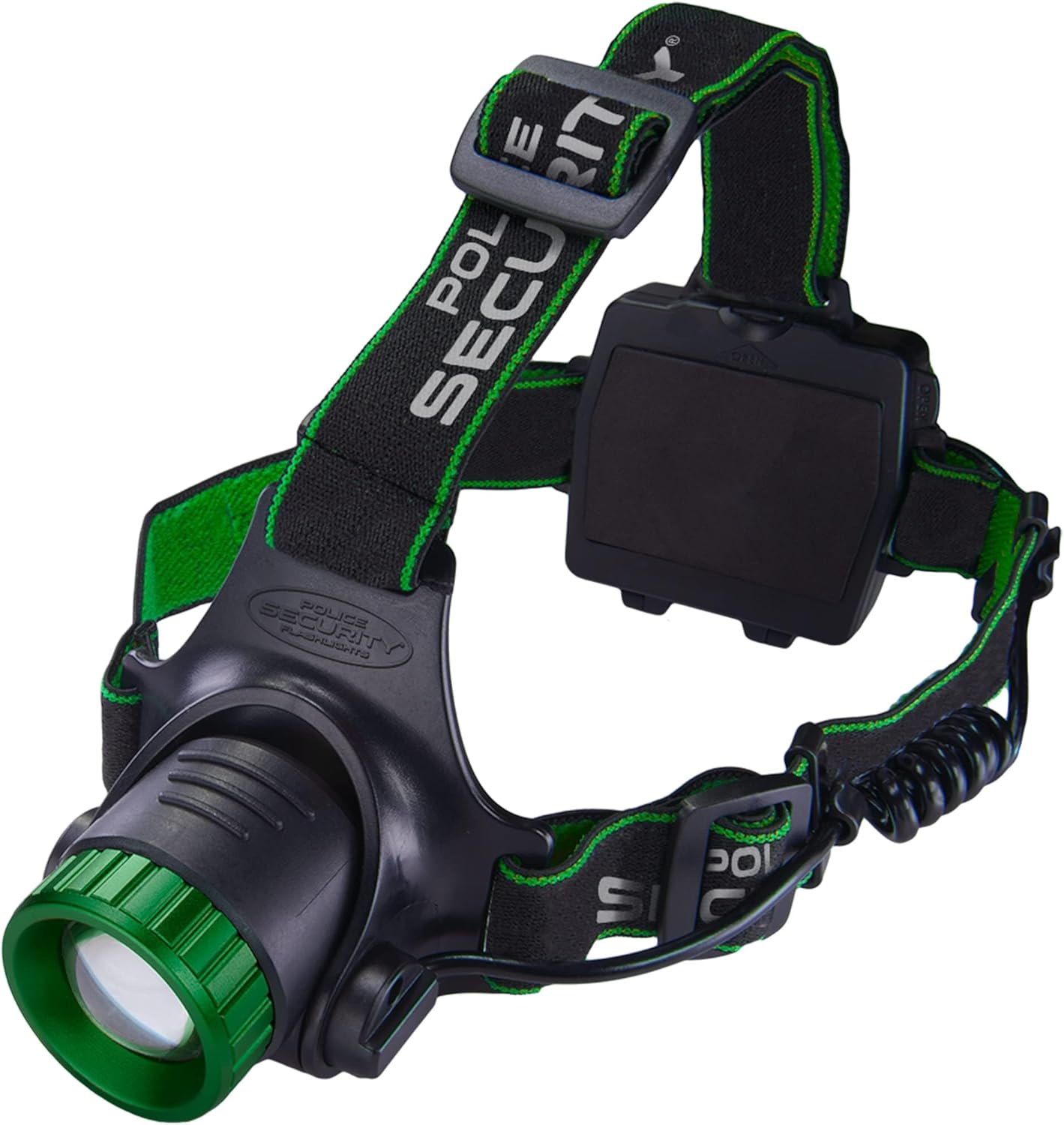 Police Security Blackout-R Headlamp Flashlight - Ultra-Bright Rechargeable Headlamp