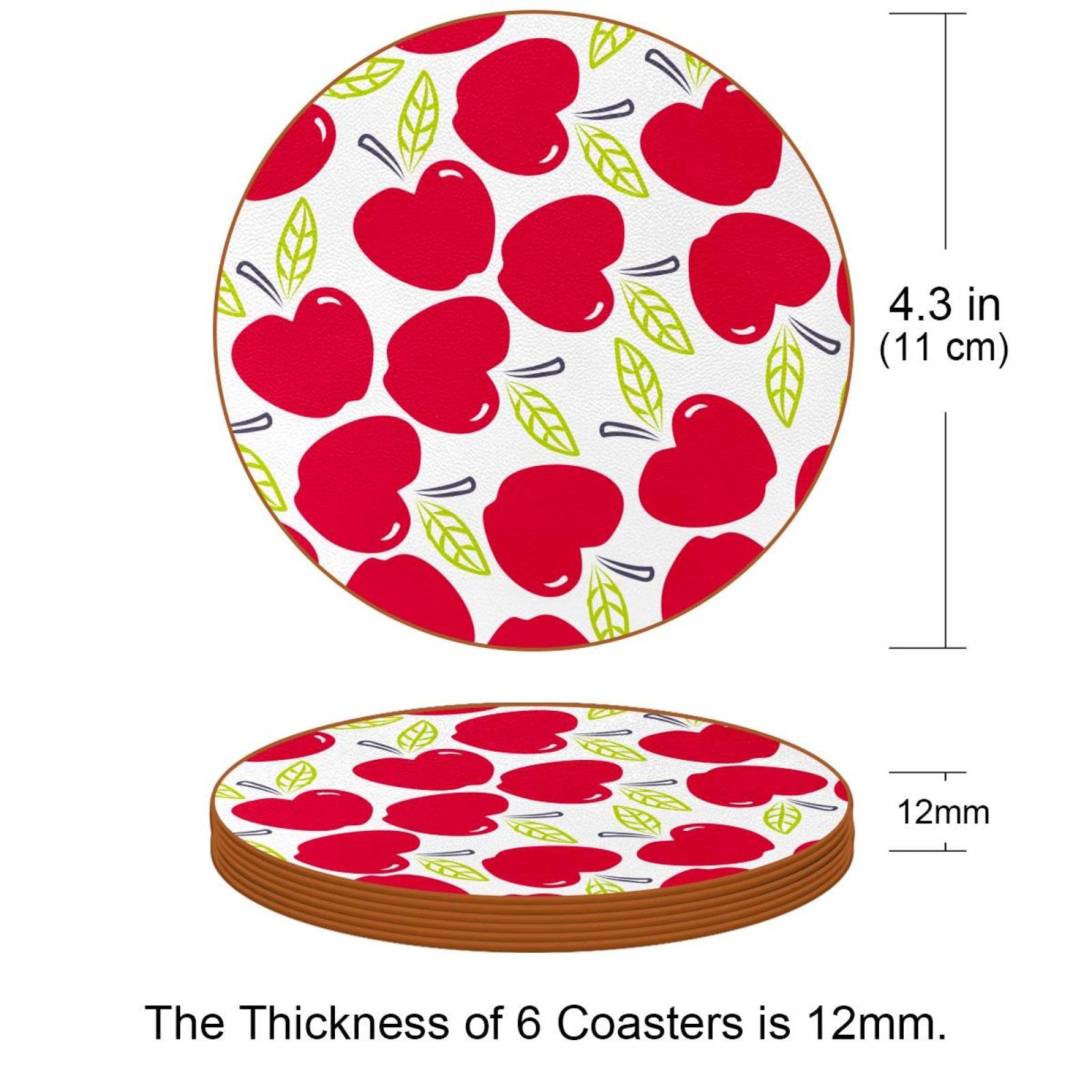 Sottobicchieri a forma di fetta di frutta: accessori in ceramica per