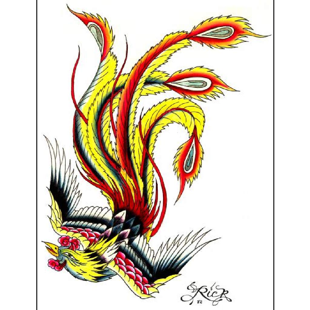 American Traditional Phoenix Tattoos Phoenix Tattoo Sketch Phoenix 