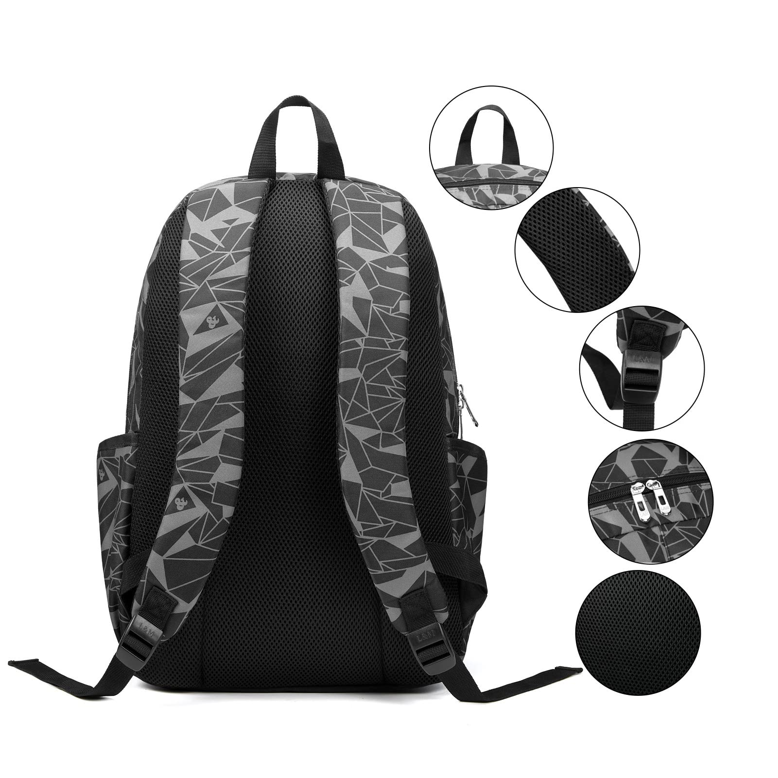 bunie Bolso Mochilas Escolares Adolescentes para Escuela Intermedia Mochila Escolar Niño y Niñas 8 10 12 14 16 18 Años Juveniles Grandes Colegio Instituto Bolsas Escolares