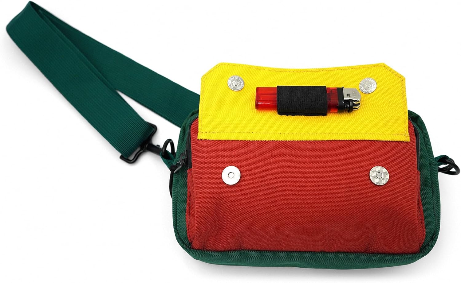 Odor Resistant Flip Crossbody Bag (Multicolor) Sling Bag, Small Chest Bag, Daypack for Hiking, Traveling, and Outdoors