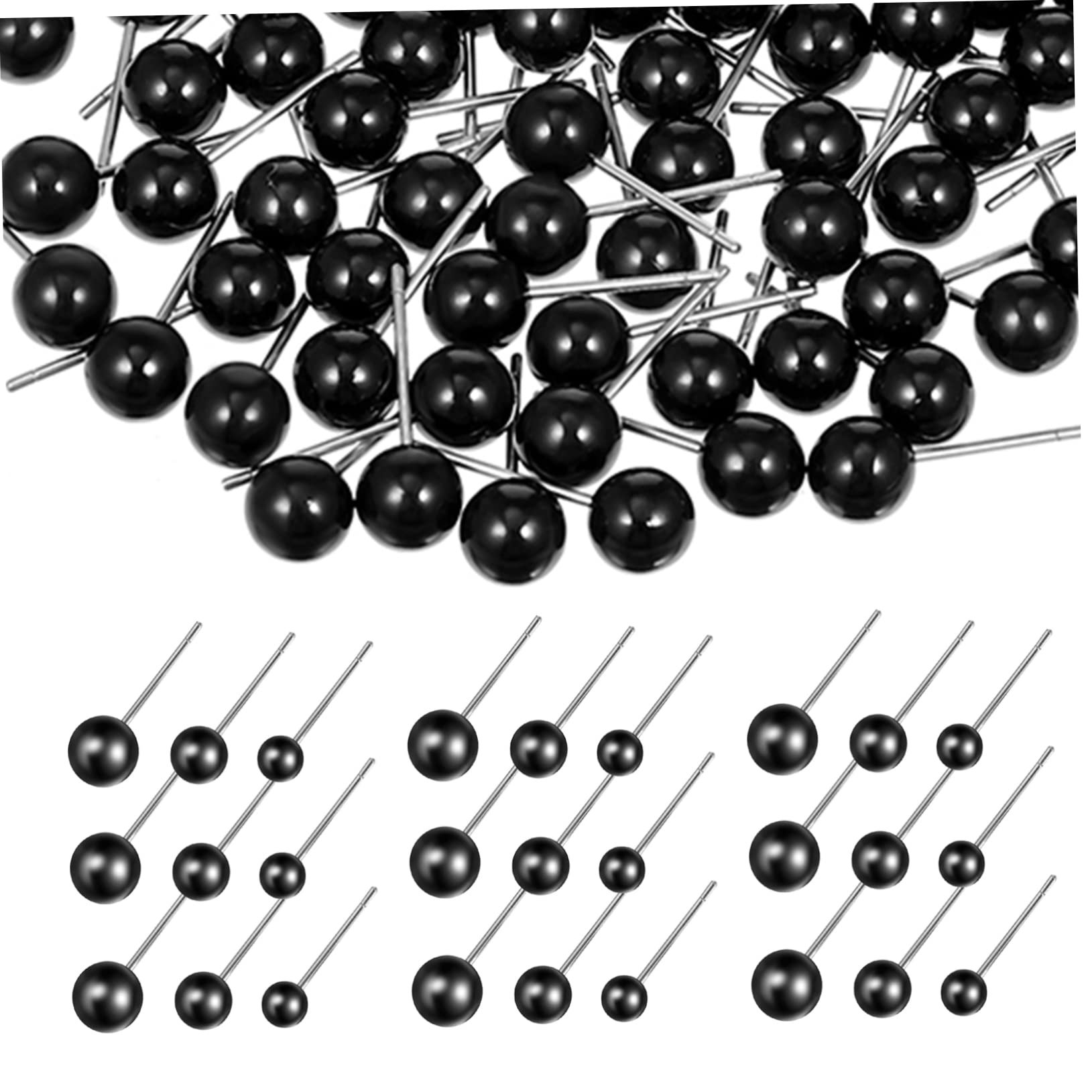 HOODANCOS Safety Eyes for Crafts Doll Making 300 Pcs Plastic Craft Eyes in Different Sizes