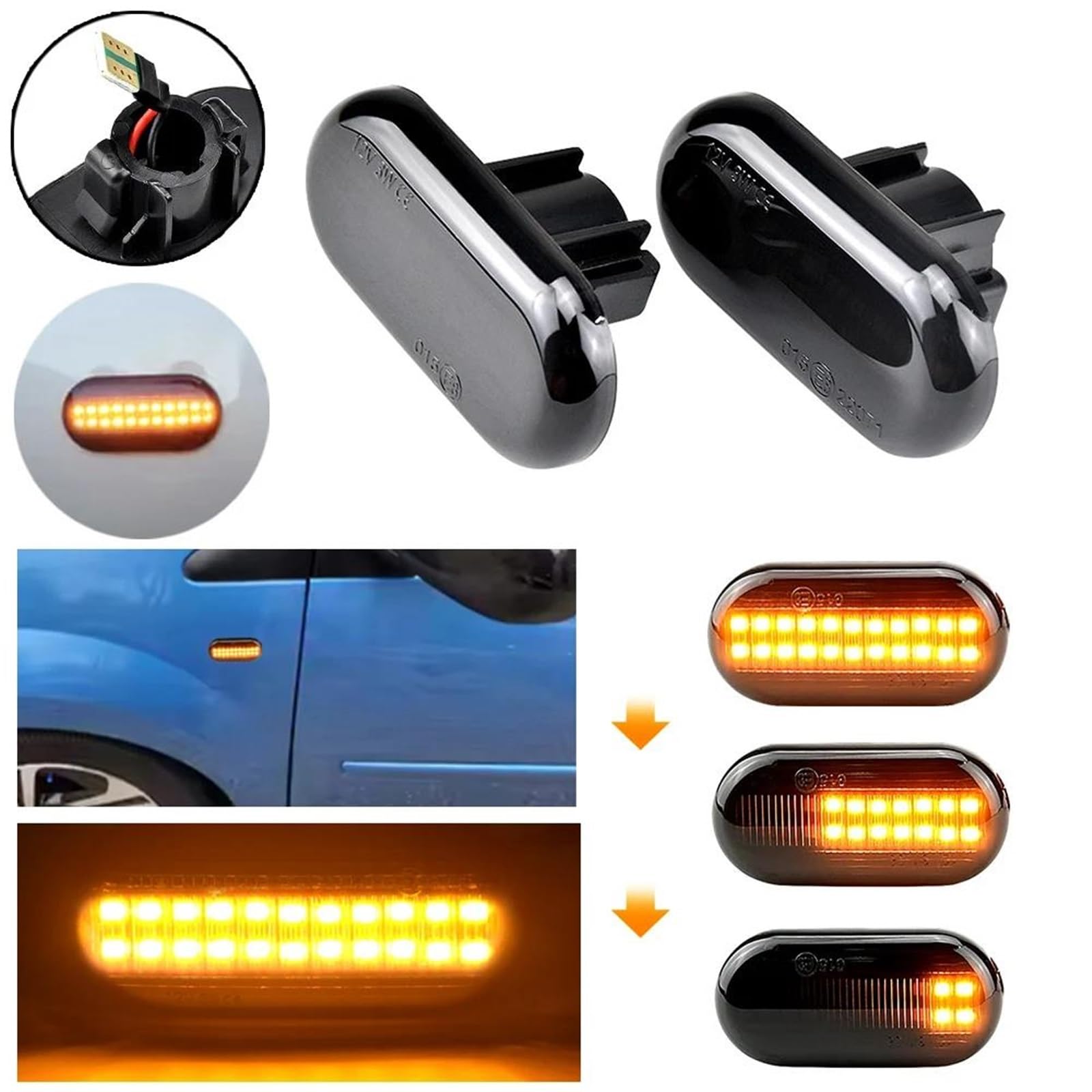 Genérico Luces intermitentes Para Nissan X83 X70 X76 Para Primastar