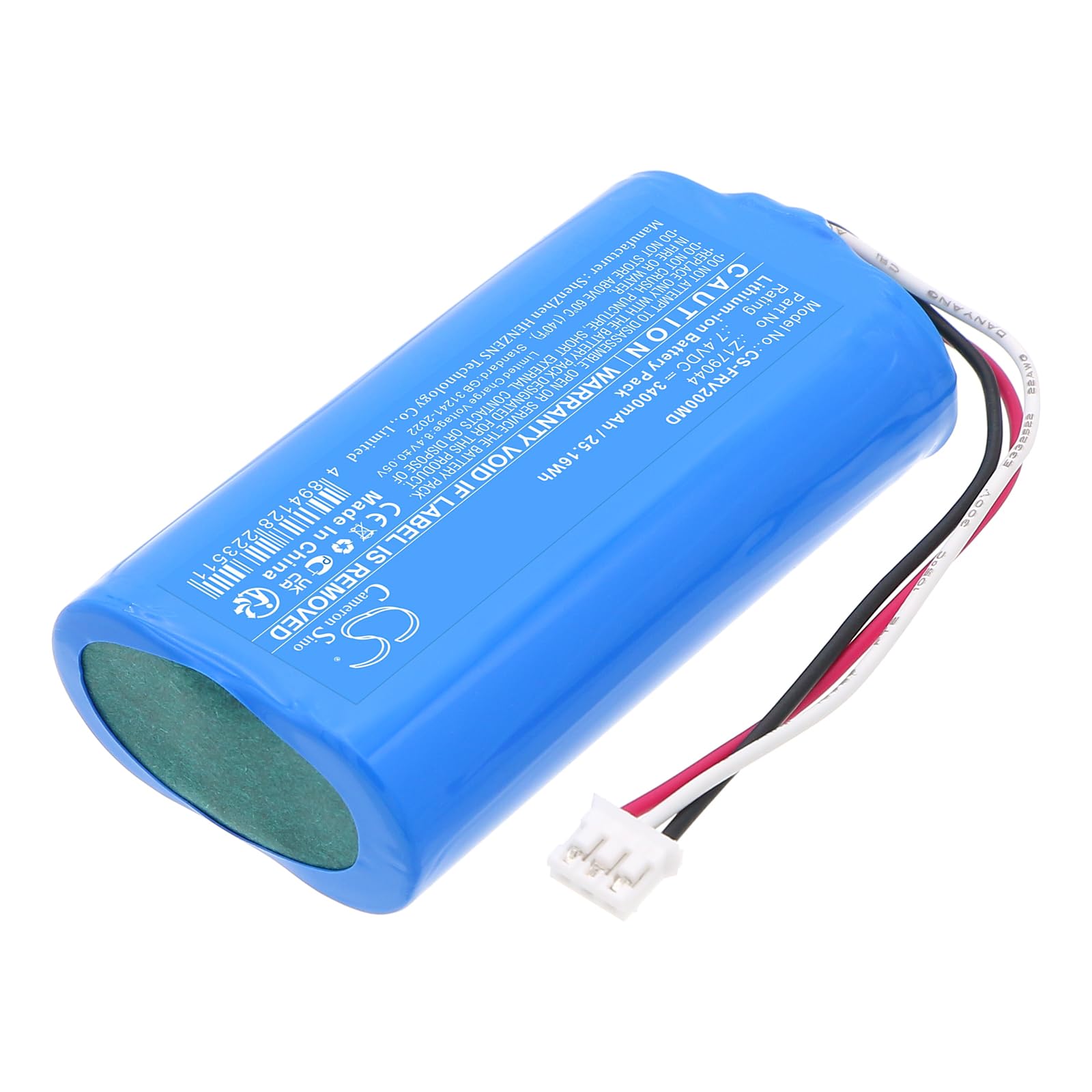 TECHTEK Batteria 3400mAh compatibile con [Fresenius] infusion pump Volumat Agilia VP Version V2 sostituisce Z179971, Z179985