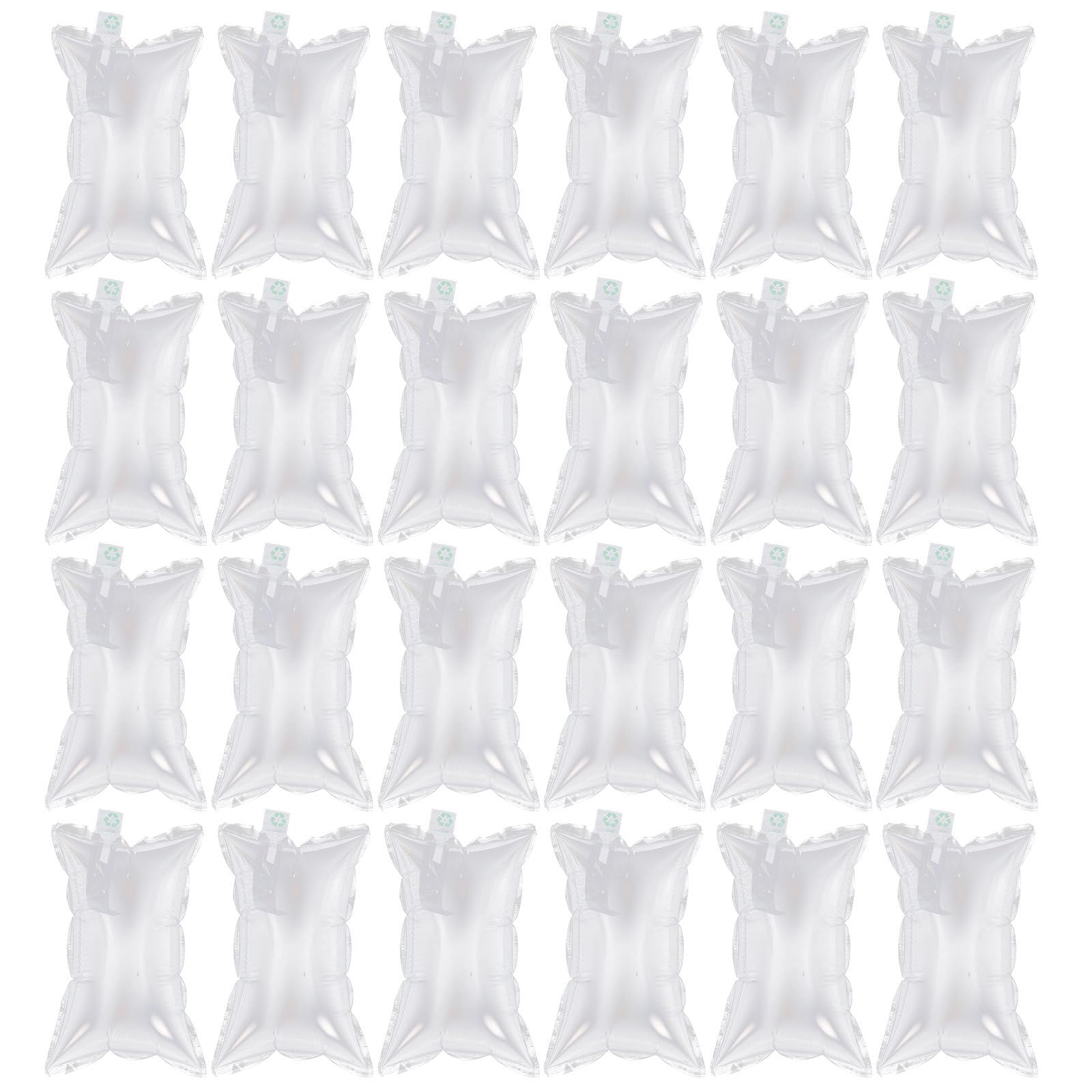 Sacchetti a Bolle Gonfiabili 100 Pezzi 25x40 Cm Buste Imbottite per Imballaggio ad Aria Cuscini D'aria Protettivi Riciclabili per Spedizioni e Protezione Oggetti Fragili
