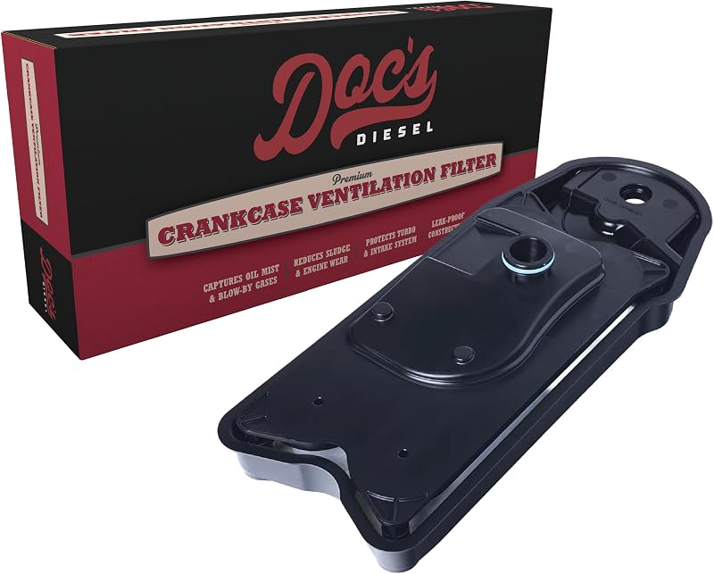 Filtro CCV do cárter Doc's Diesel para Cummins 6.7L RAM 2500, 3500, 4500 e 5500 2025–2026 – 1 unidade